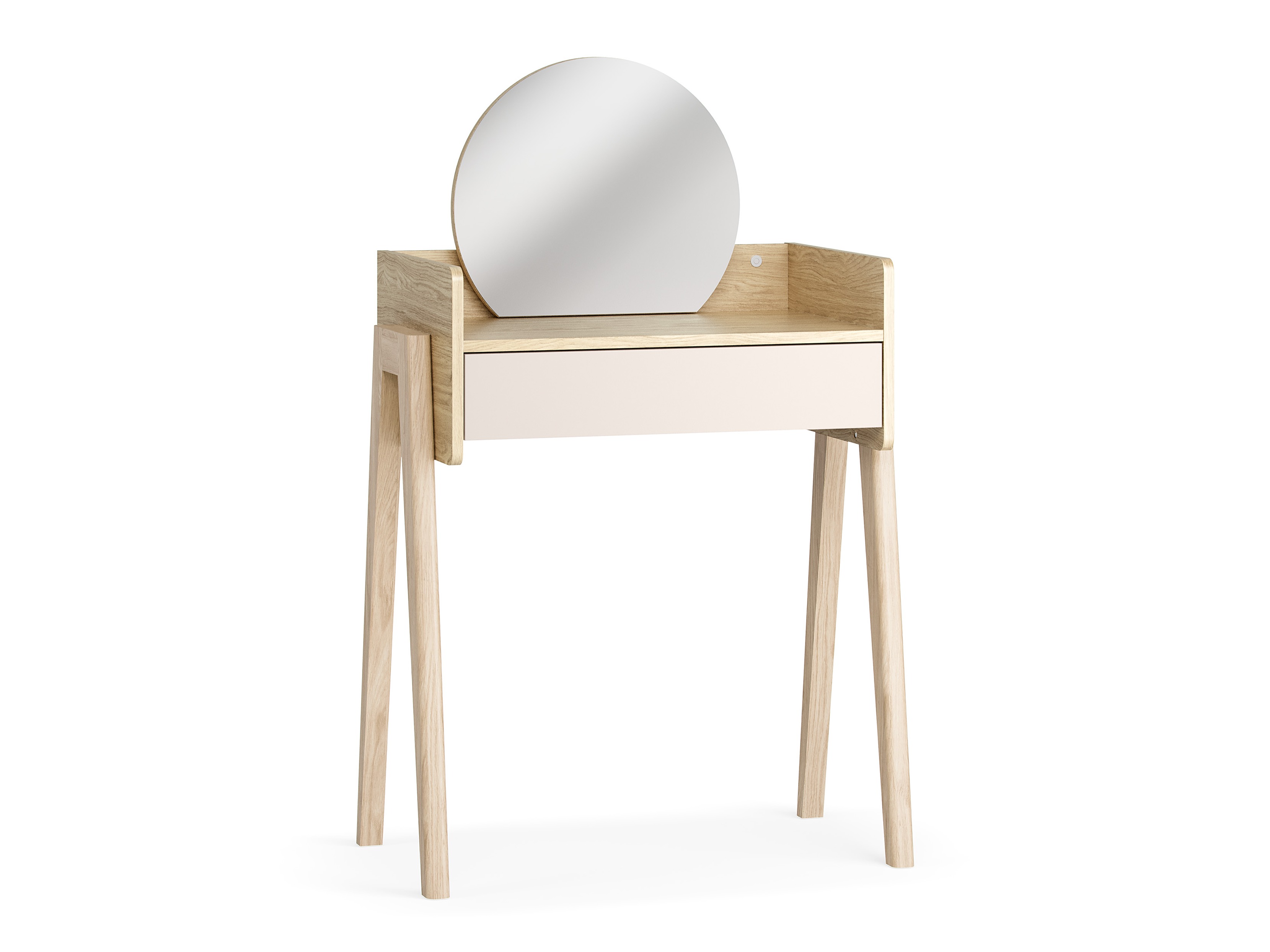 Toaletna mizica Velrome 100 (Hrast + Bež)