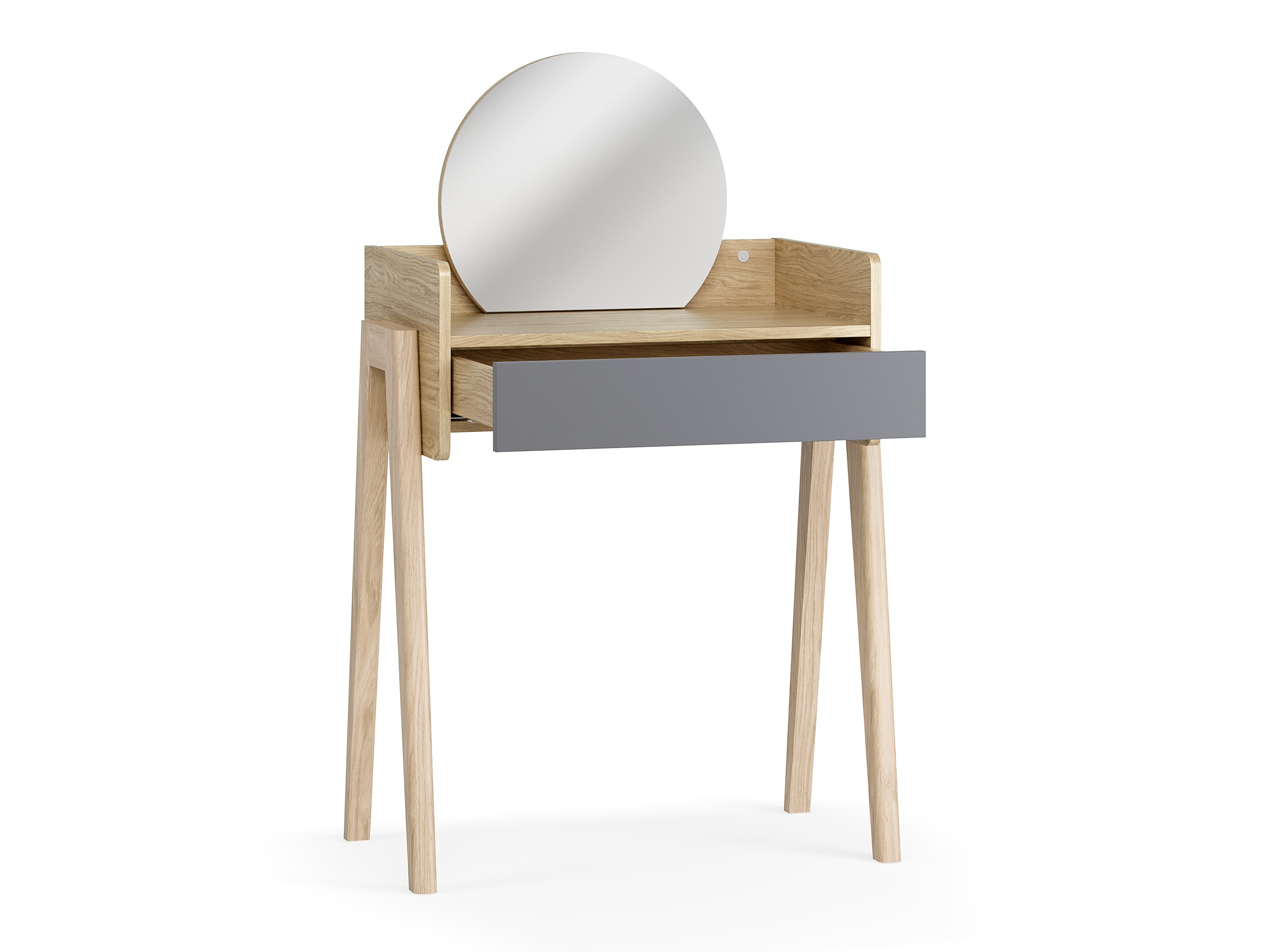 Toaletna mizica Velrome 100 (Hrast + Grafit)