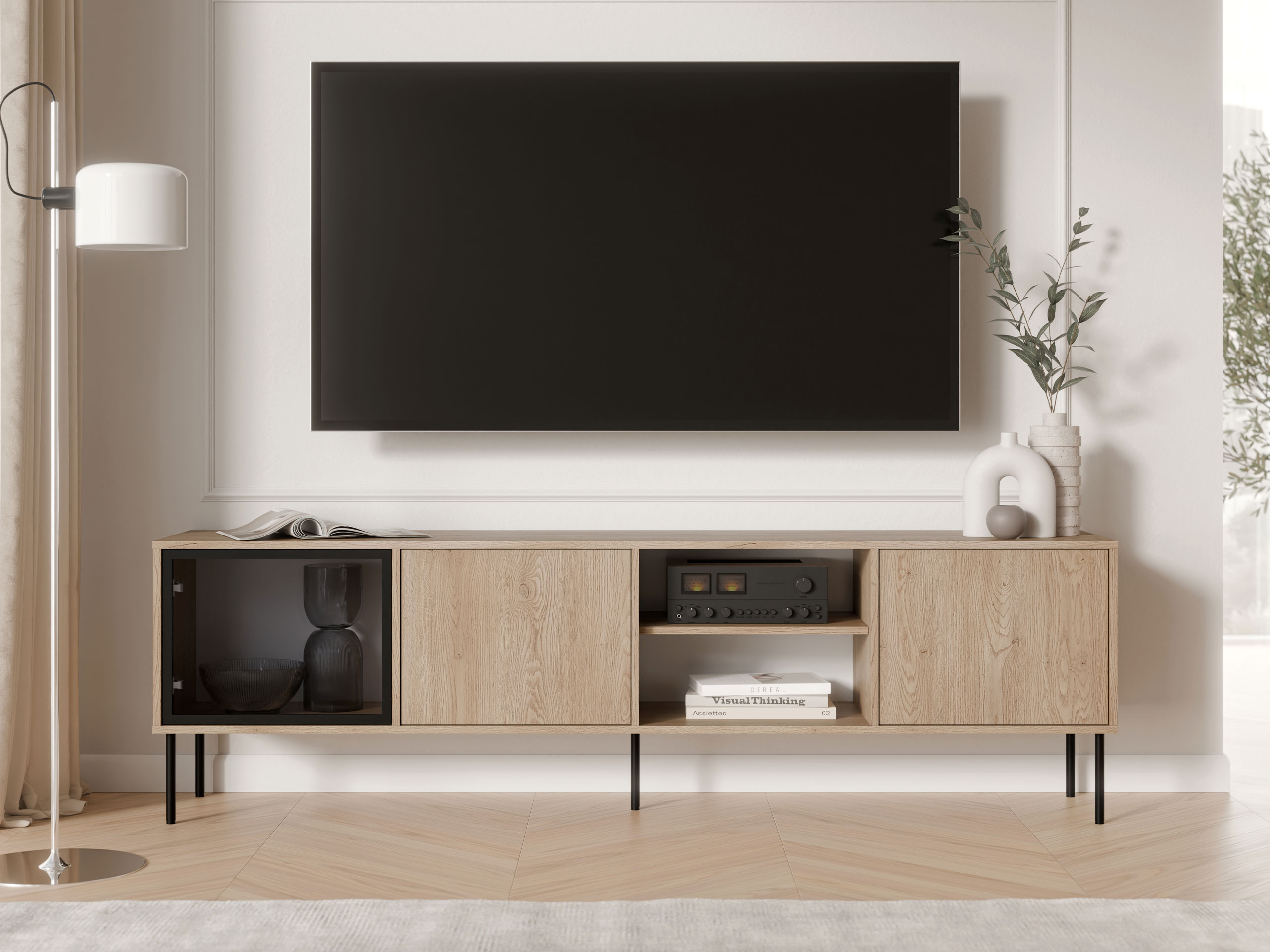 TV-omarica Merevai 103 (Hrast)