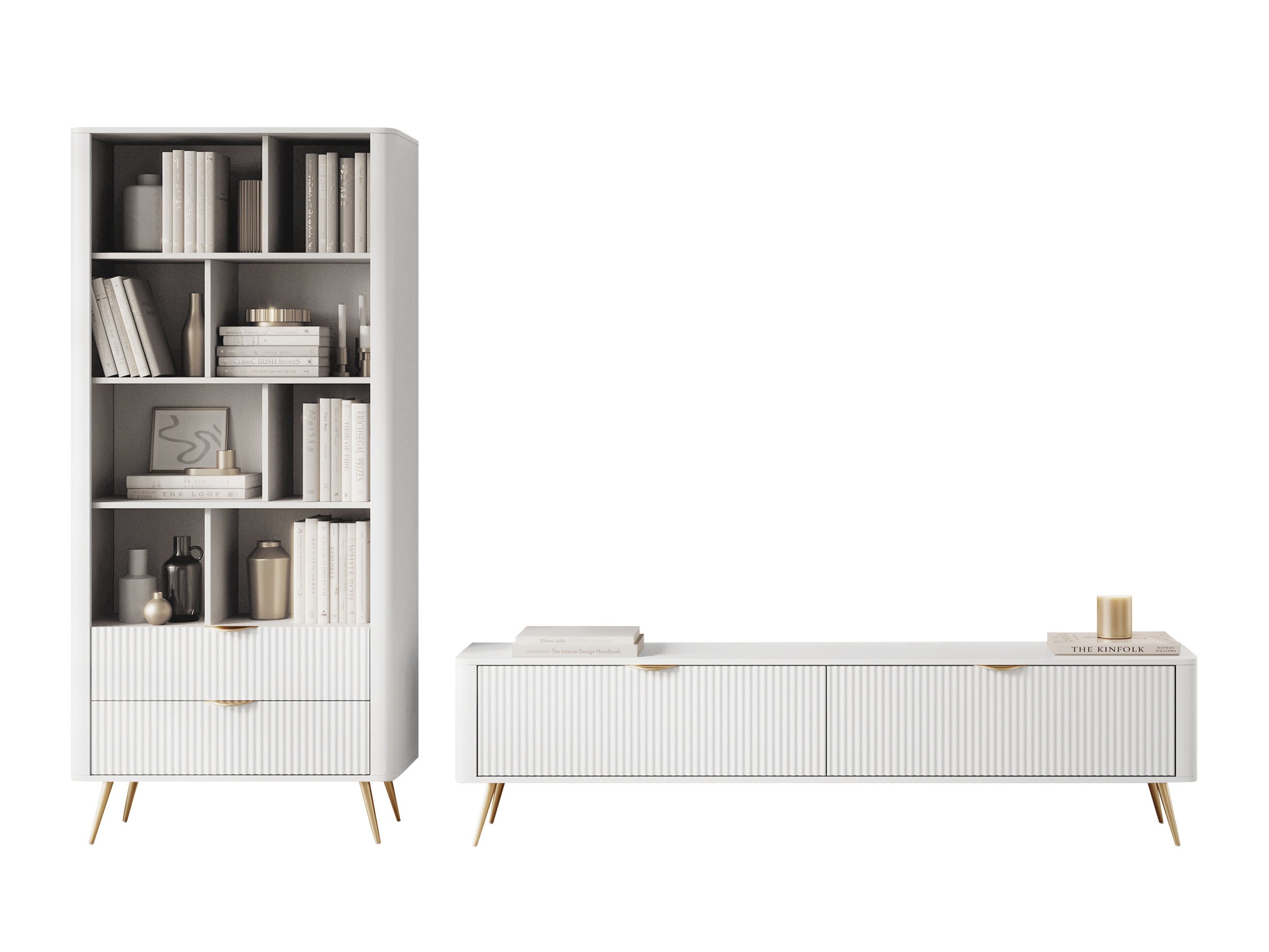 Komplet za dnevno sobo Versoe 107 (Bela)