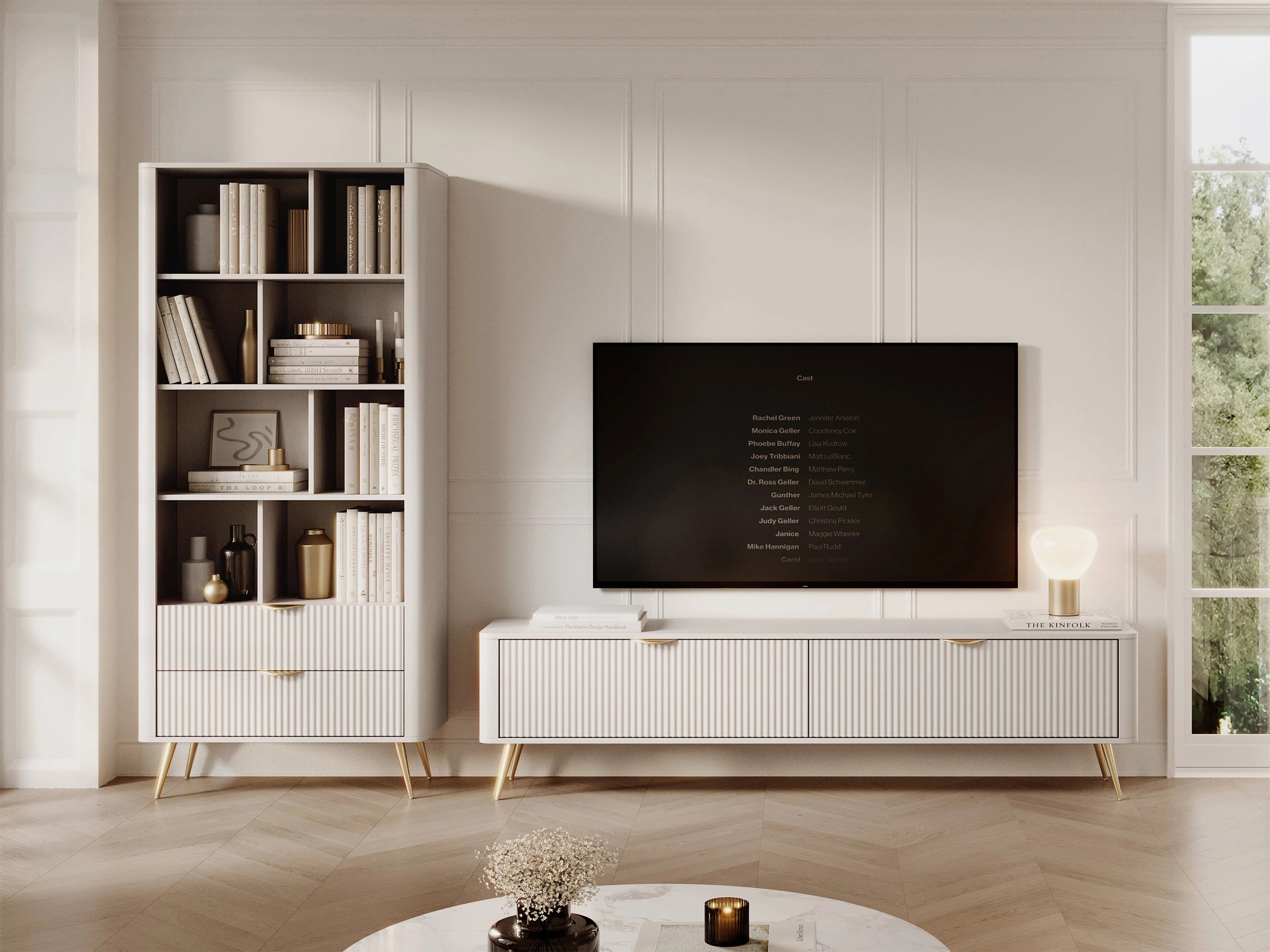 Komplet za dnevno sobo Versoe 107 (Bež)