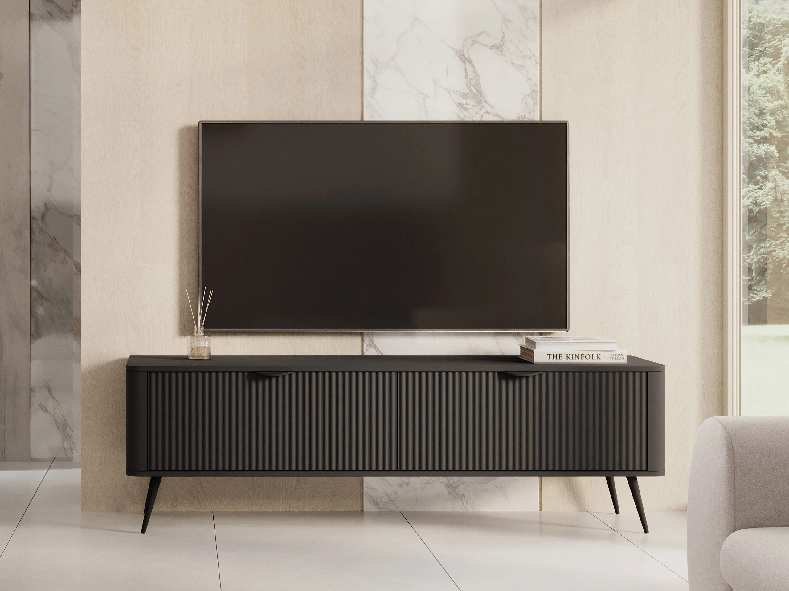 TV-omarica Lectum (Grafit)