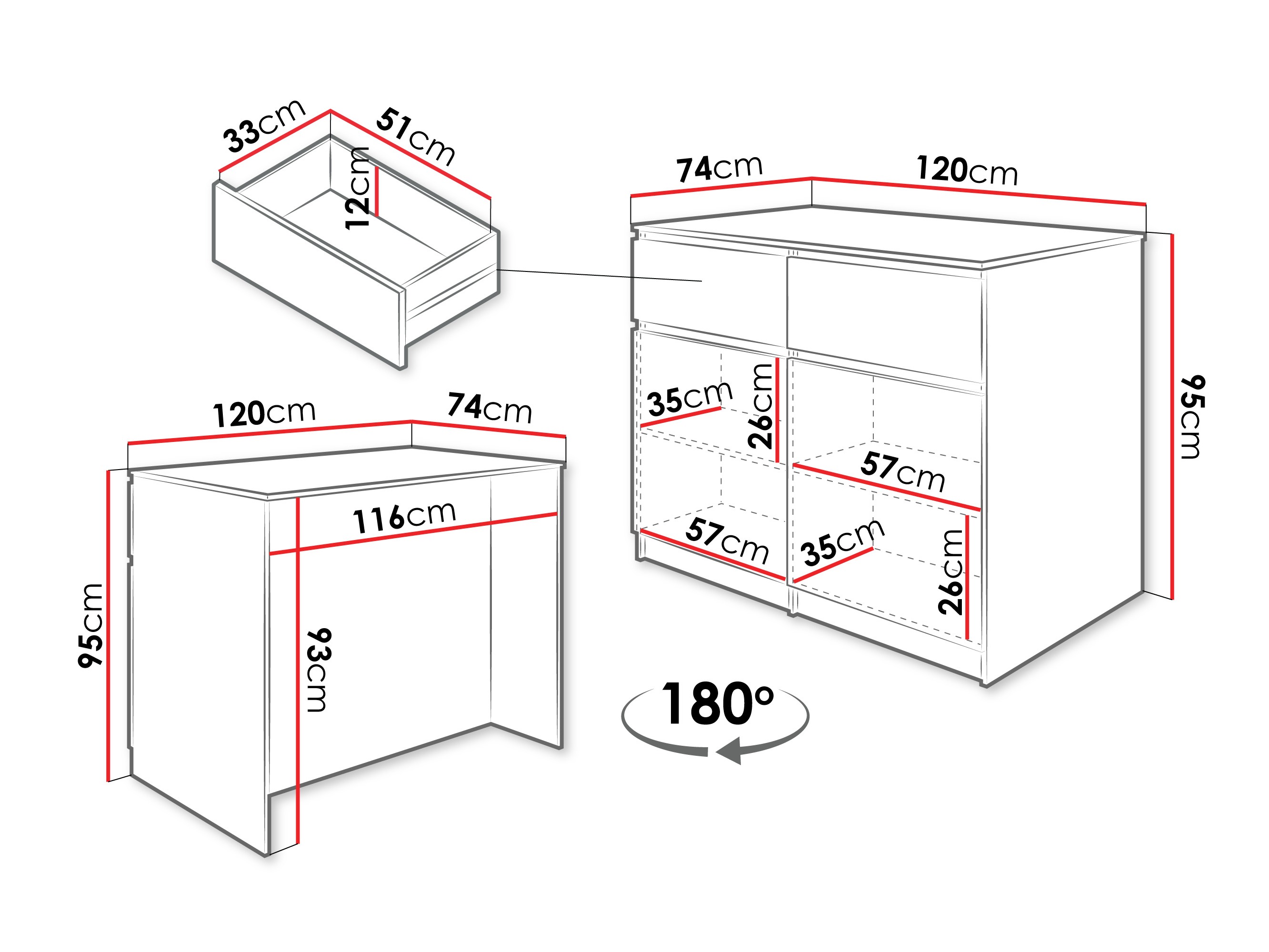 Kuhinjski otok Comfivo 504 (Hrast)