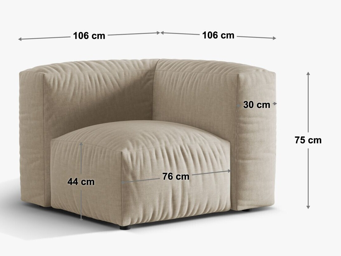 Modularni fotelj Sorcoro 110 (Boston Forest)