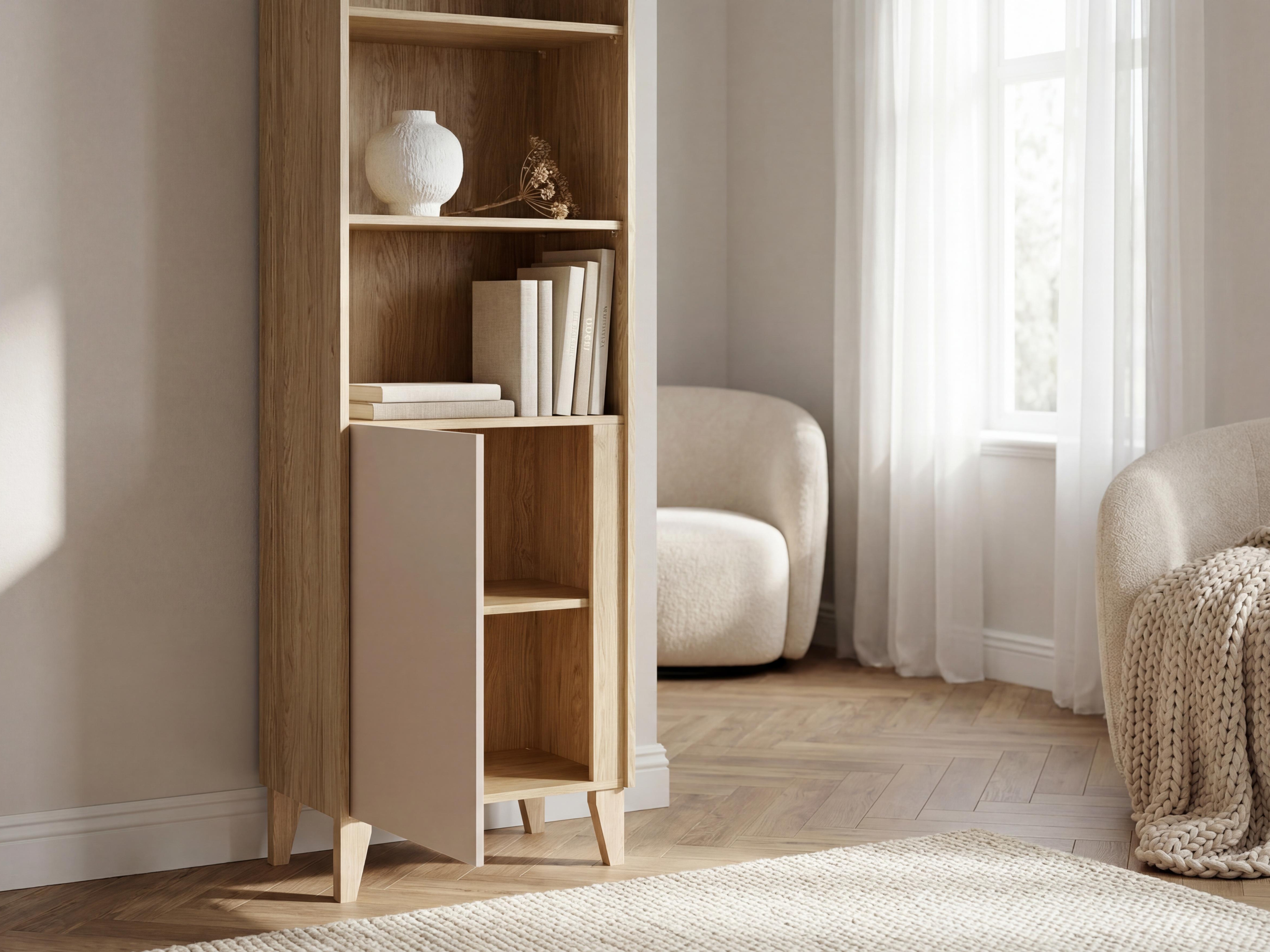 Regal Velrome 103 (Hrast + Bež)