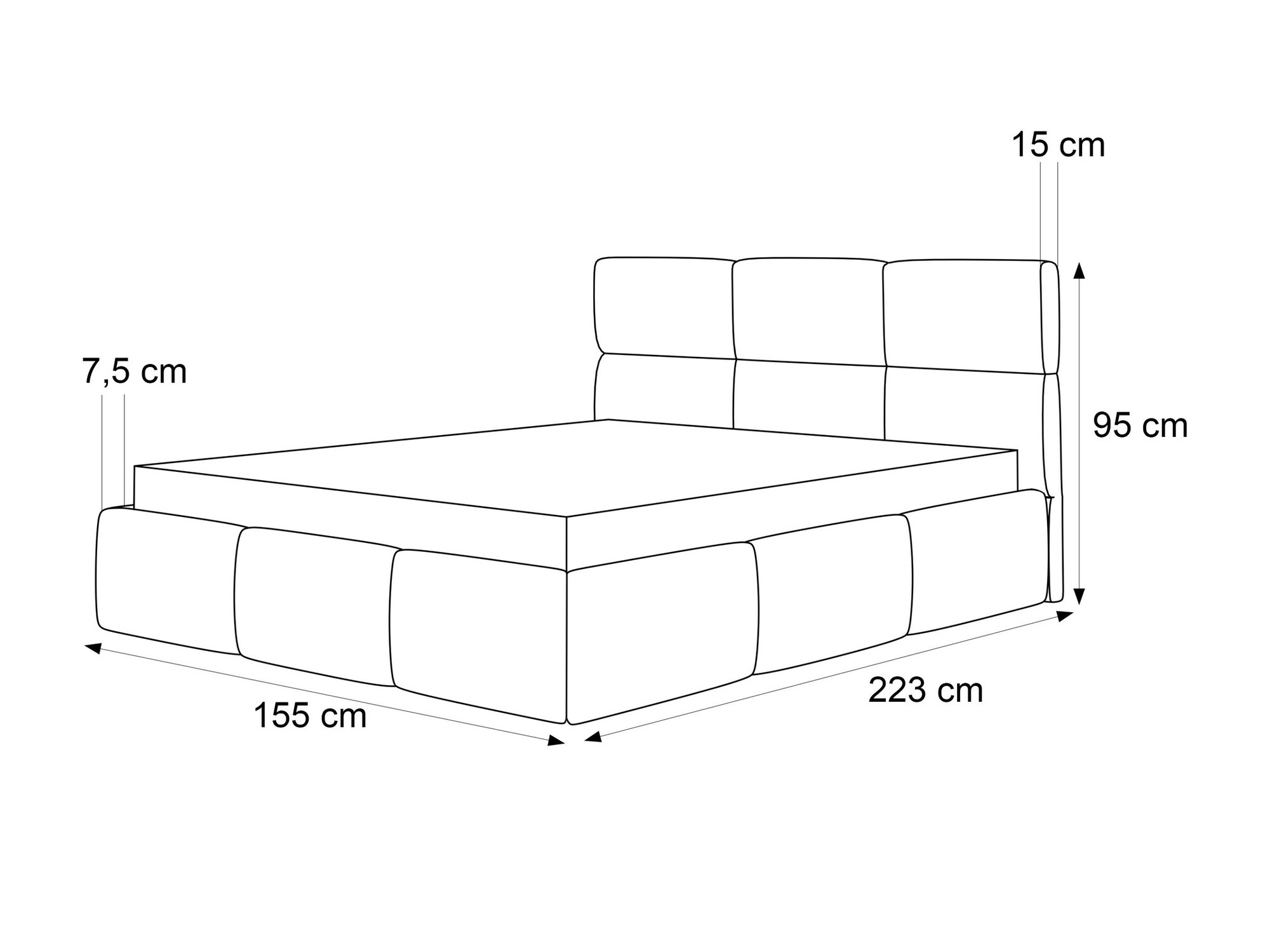 Postelja SL5461 z manjšimi nepravilnostmi