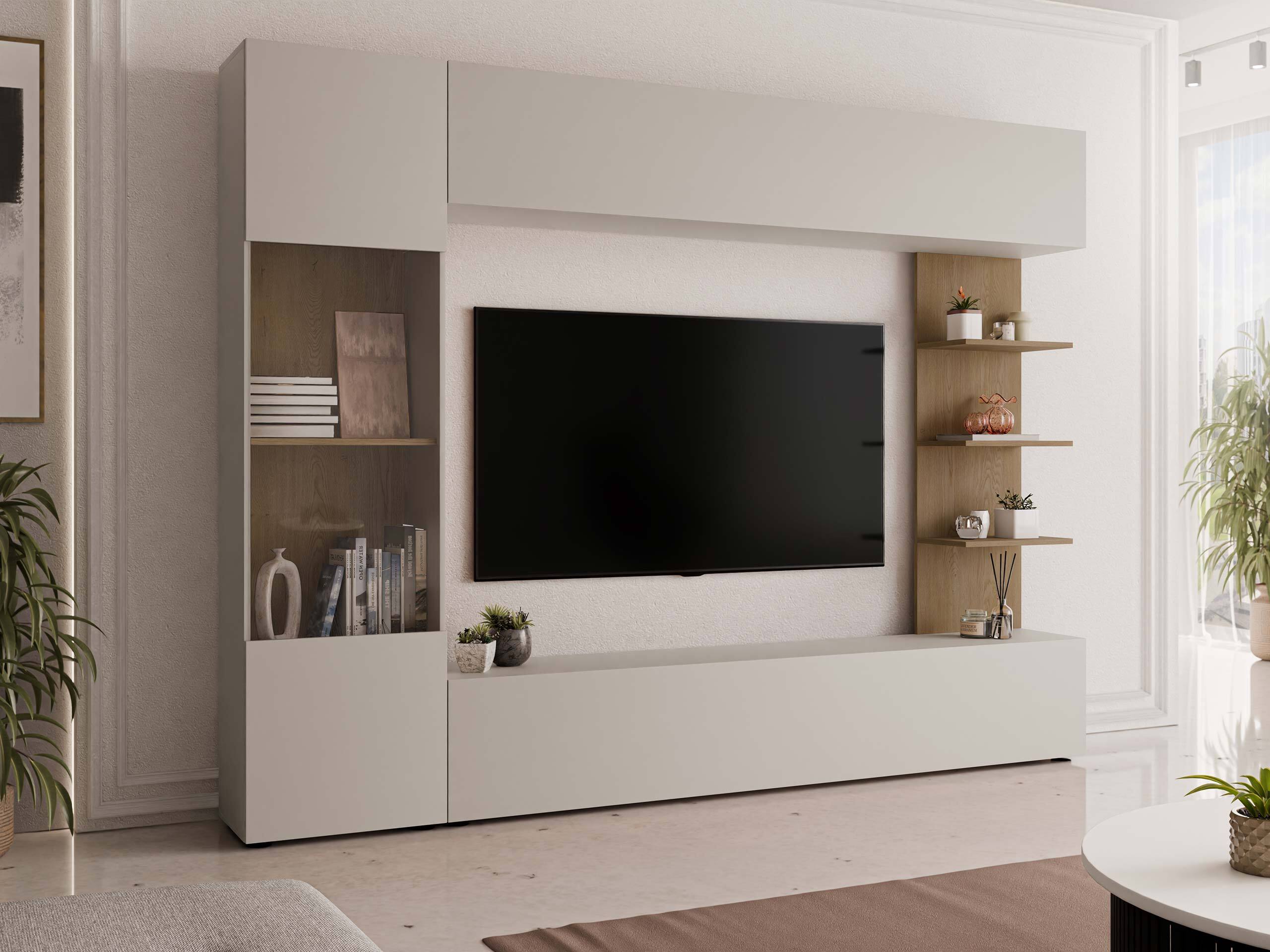 Komplet za dnevno sobo Comfivo Animus (Kašmir + Hrast)