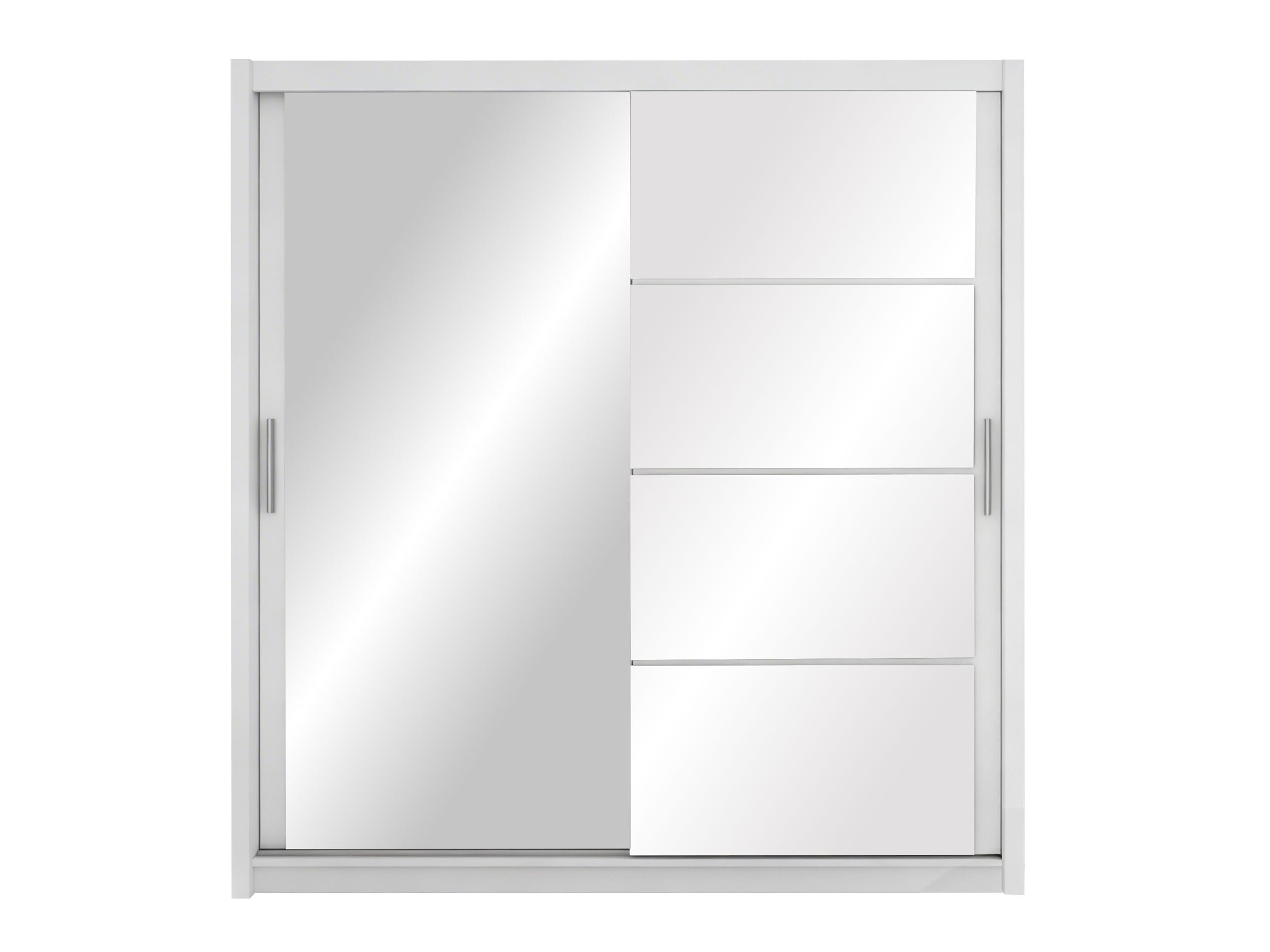 Garderobna omara Honolulu 111 (Bela + Sijaj bela)