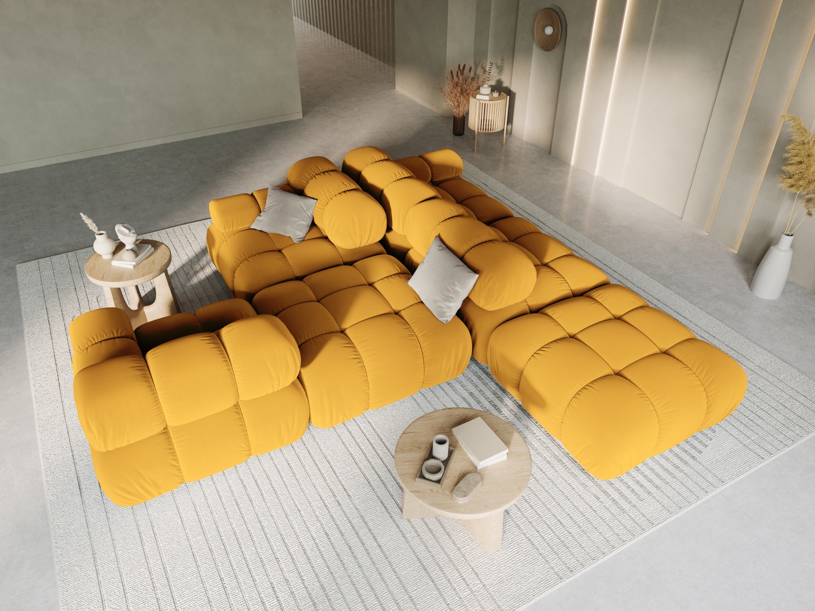 Modularni kavč Caltenu 110 (Bluvel 68)