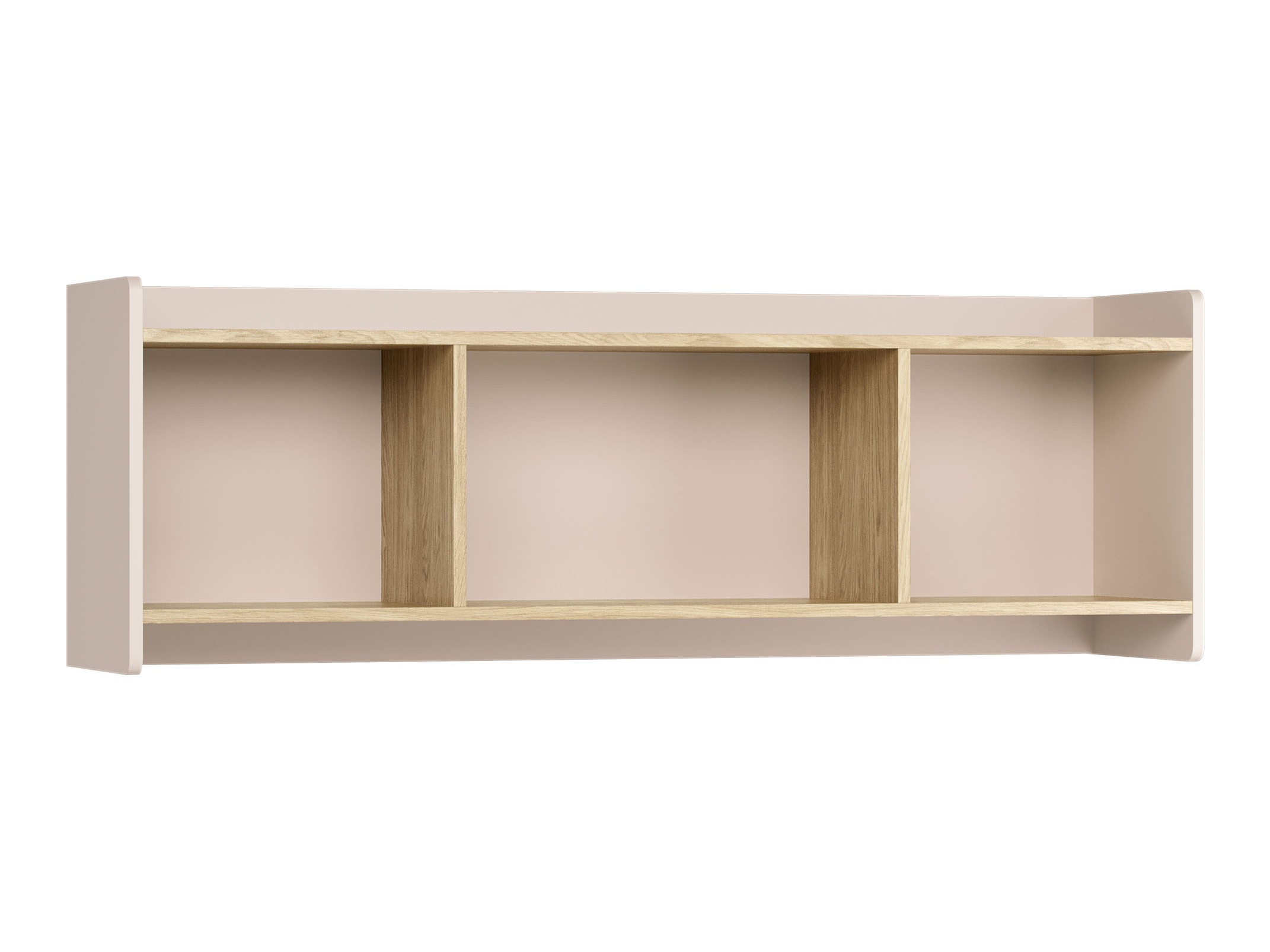 Stenska polica Velrome 107 (Hrast + Bež)