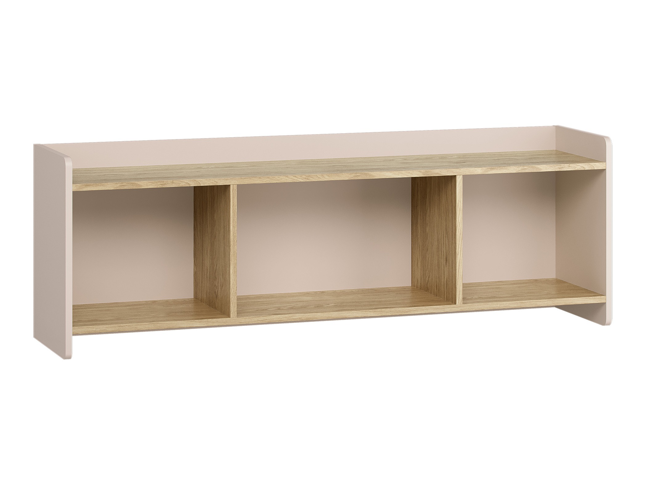 Stenska polica Velrome 107 (Hrast + Bež)