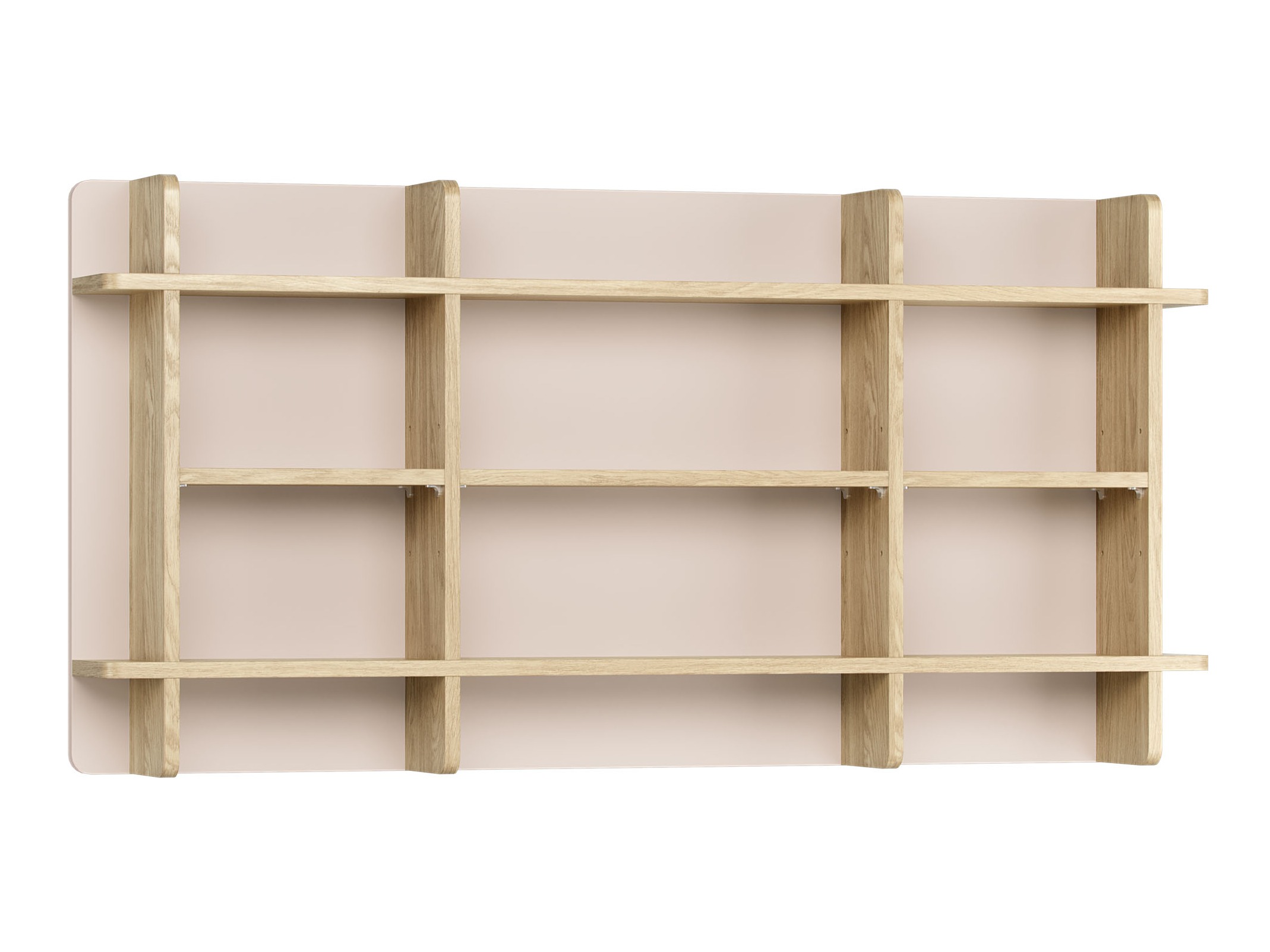 Stenska polica Velrome 108 (Hrast + Bež)