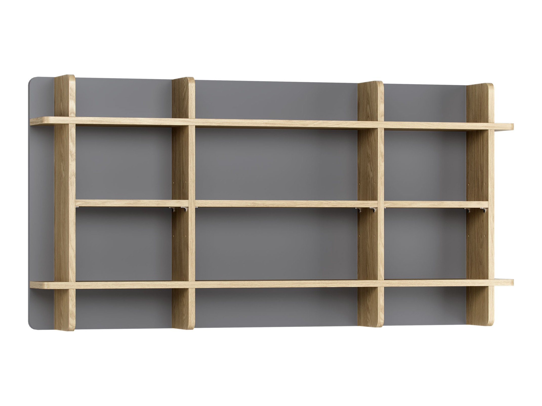 Stenska polica Velrome 108 (Hrast + Grafit)
