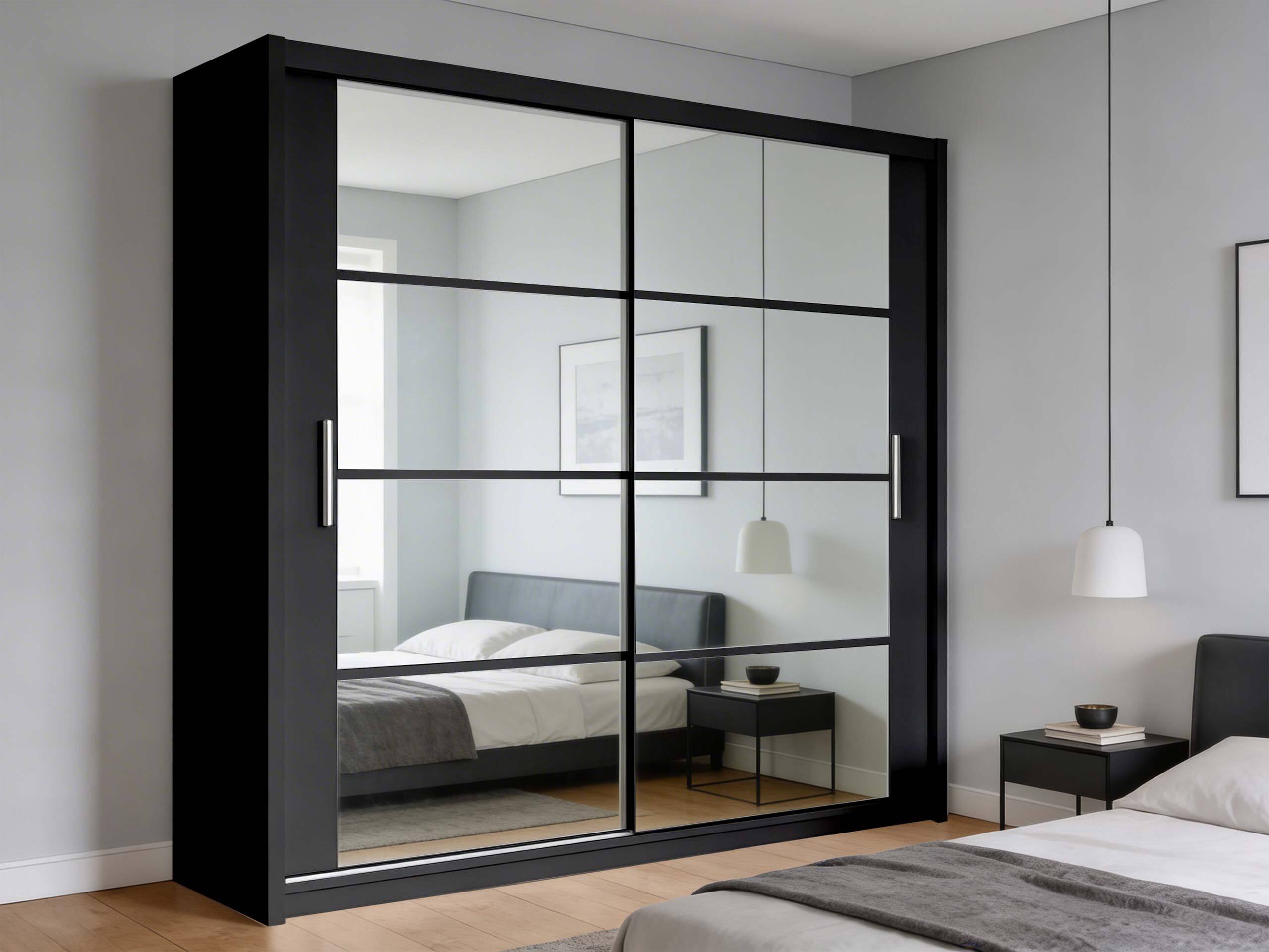 Garderobna omara Honolulu 201 (Črna)