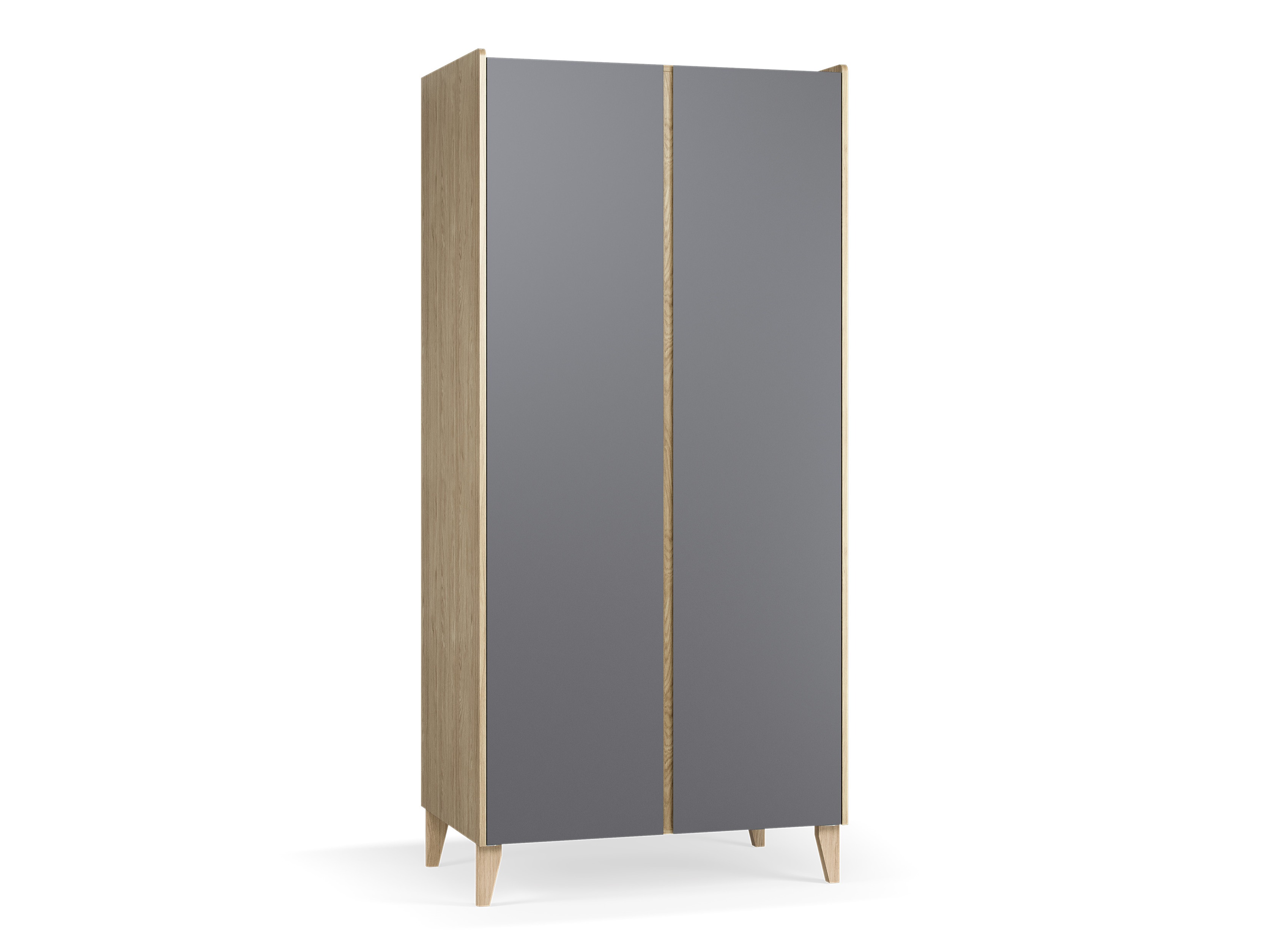 Garderobna omara Velrome 109 (Hrast + Grafit)