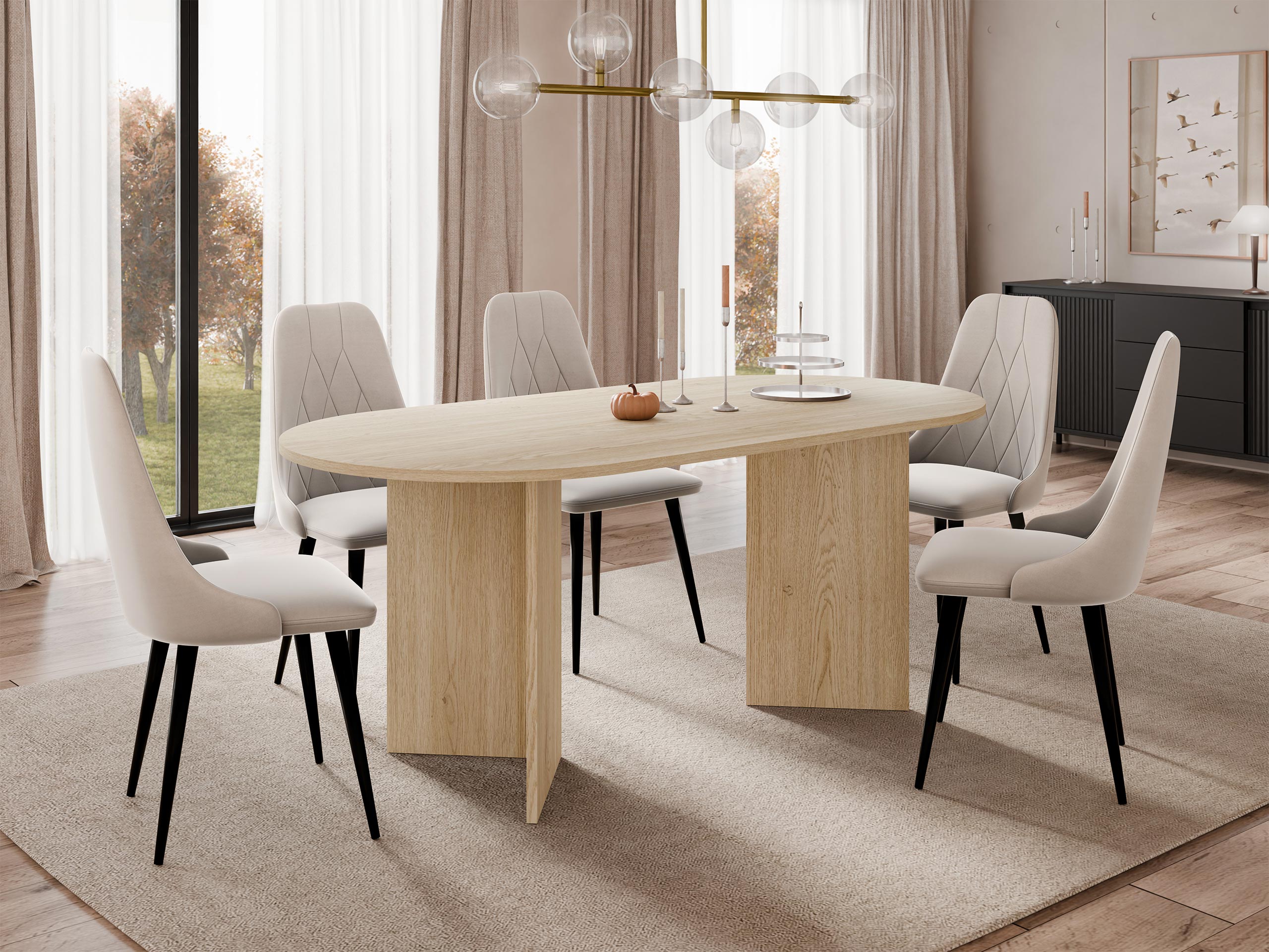 Miza Comfivo Fungus (Hrast)