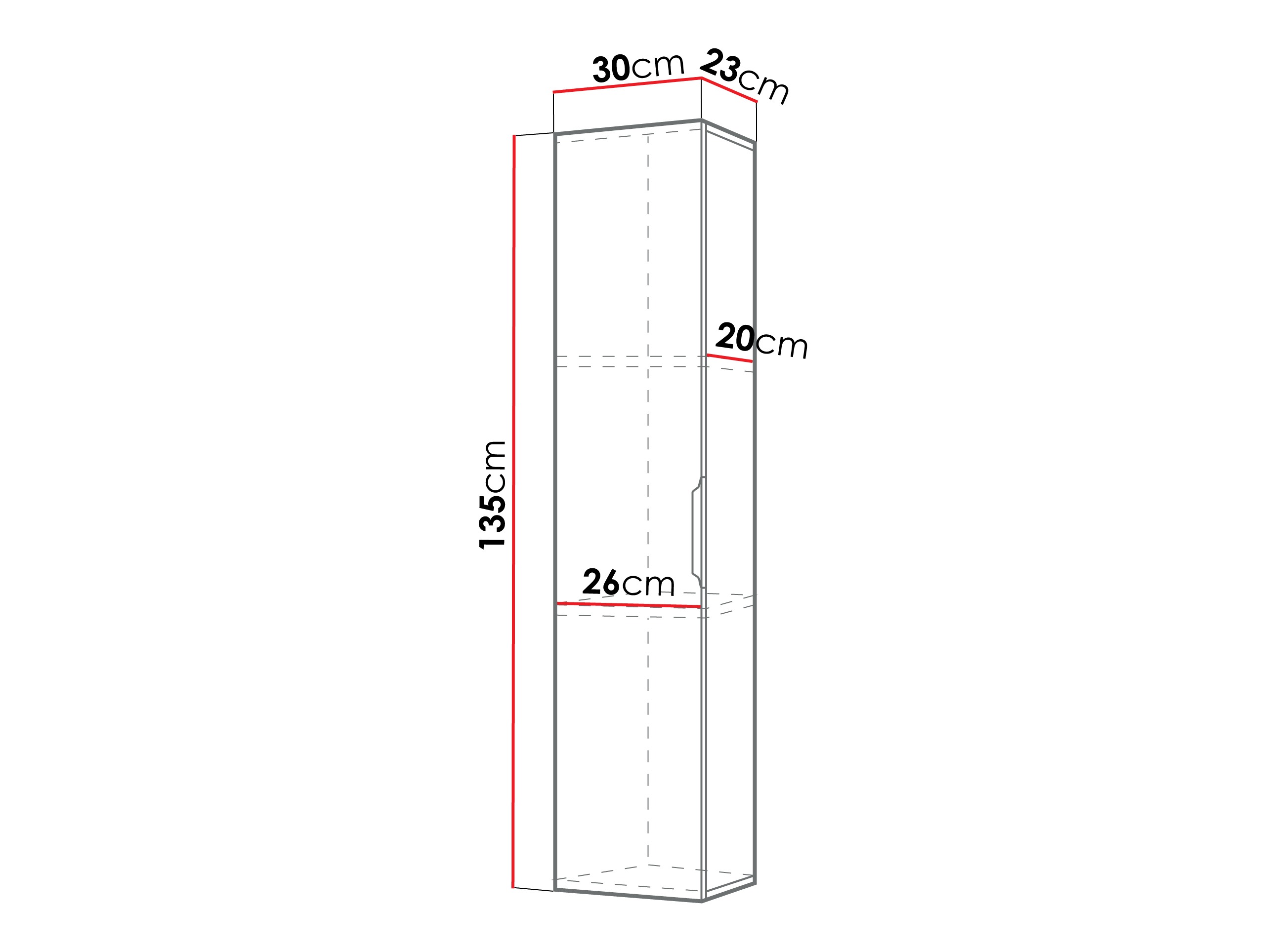 Stenska kopalniška omarica Comfivo 507