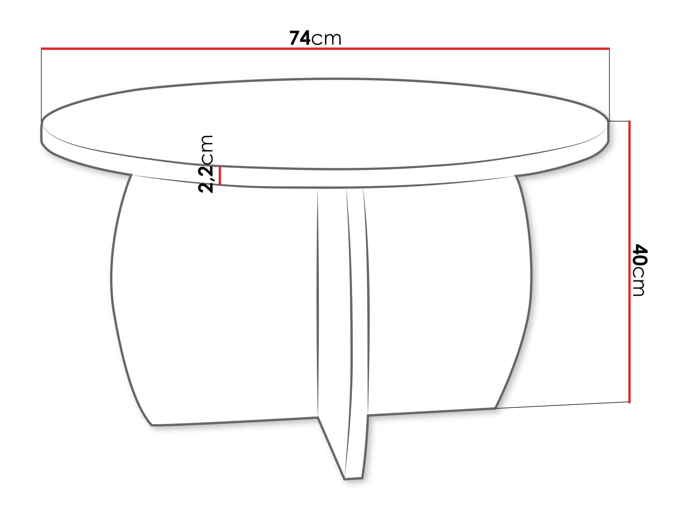 Klubska mizica Comfivo Pagas (Črni marmor + Črna)