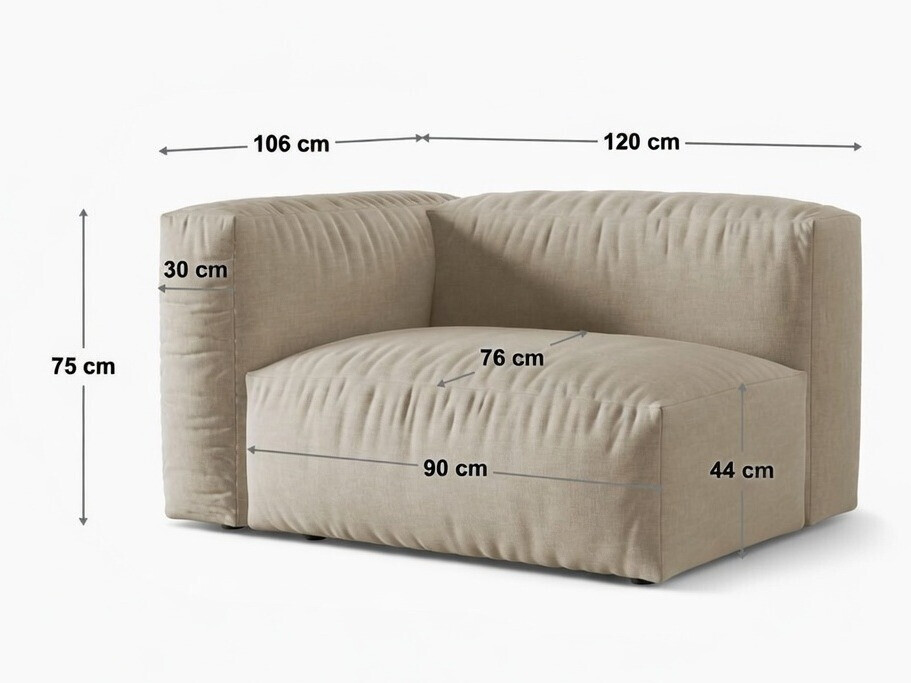Modularni fotelj Sorcoro 103 (Vogue 13)