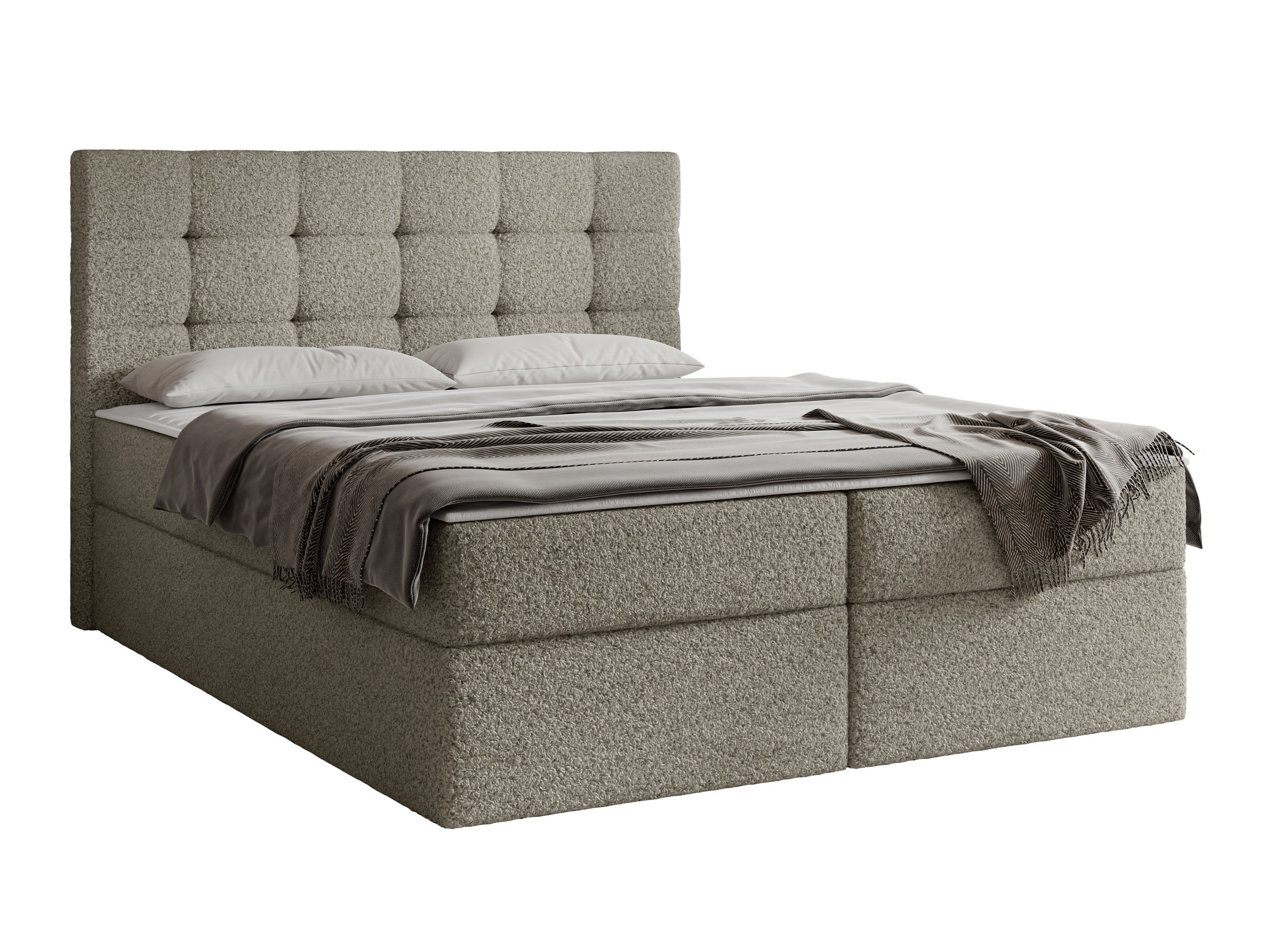 Boxspring postelja Comfivo Osculum I (Lambi 03)