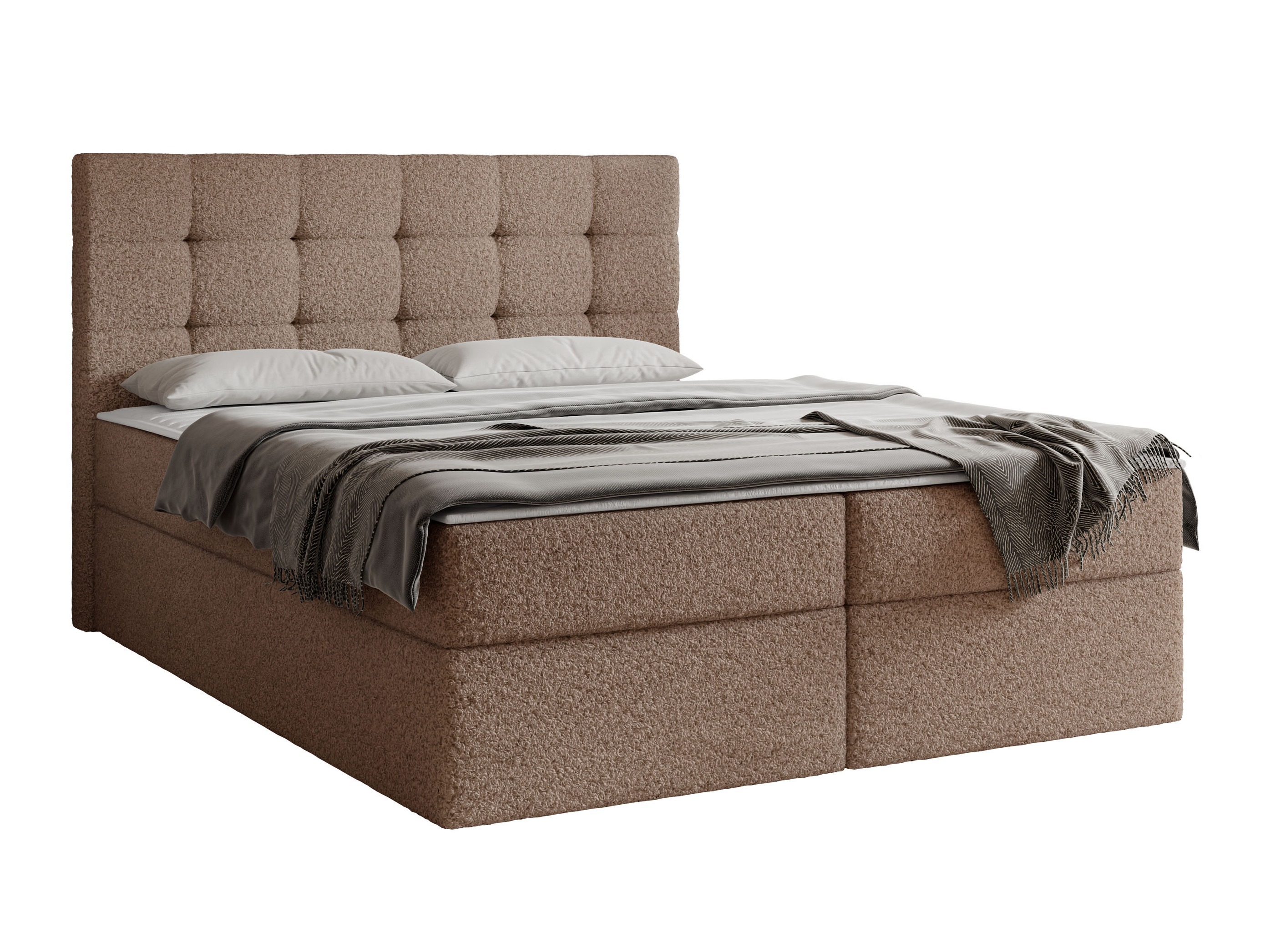 Boxspring postelja Comfivo Osculum I (Lambi 04)