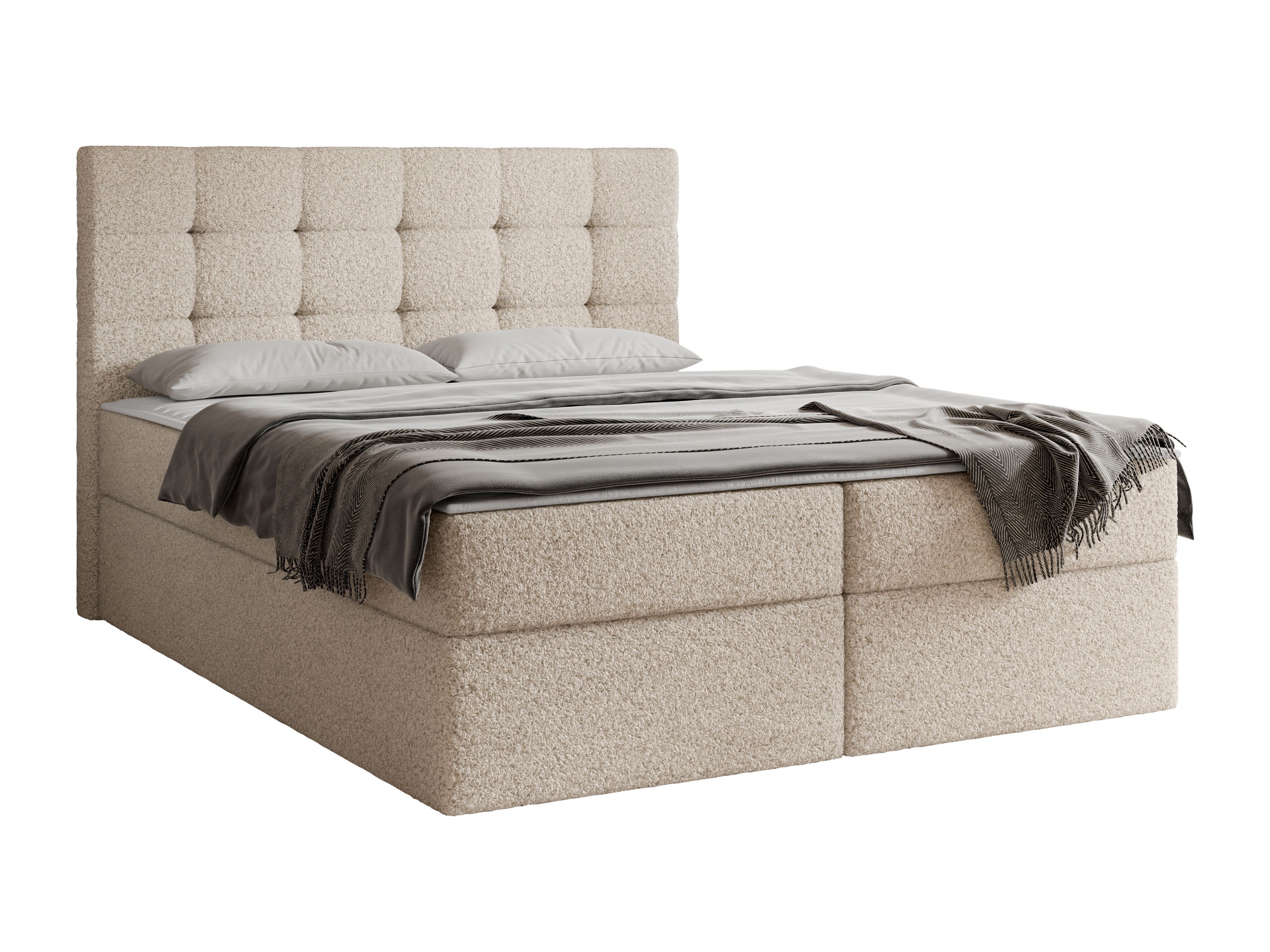Boxspring postelja Comfivo Osculum I (Lambi 06)