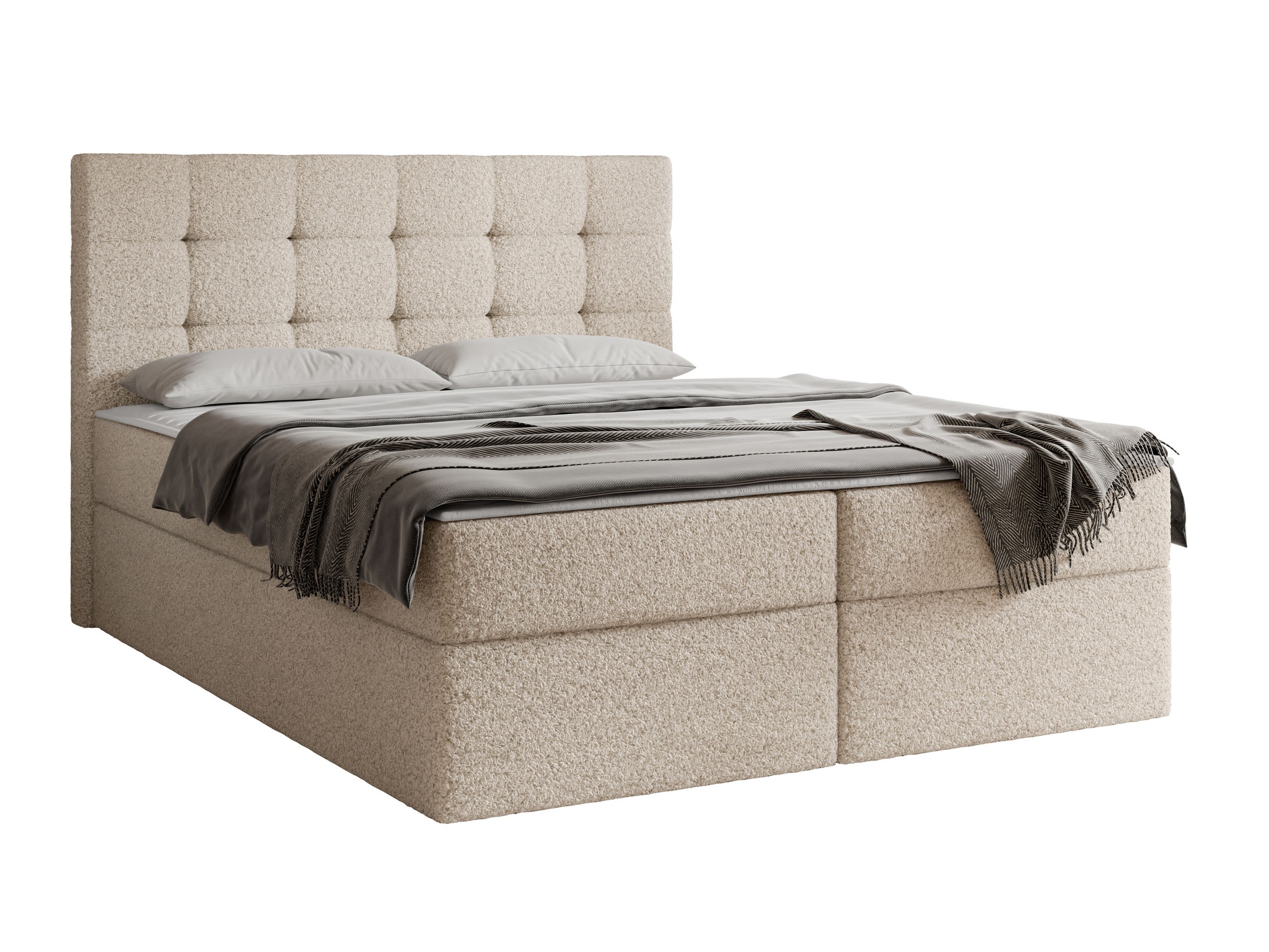 Boxspring postelja Comfivo Osculum I (Lambi 06)