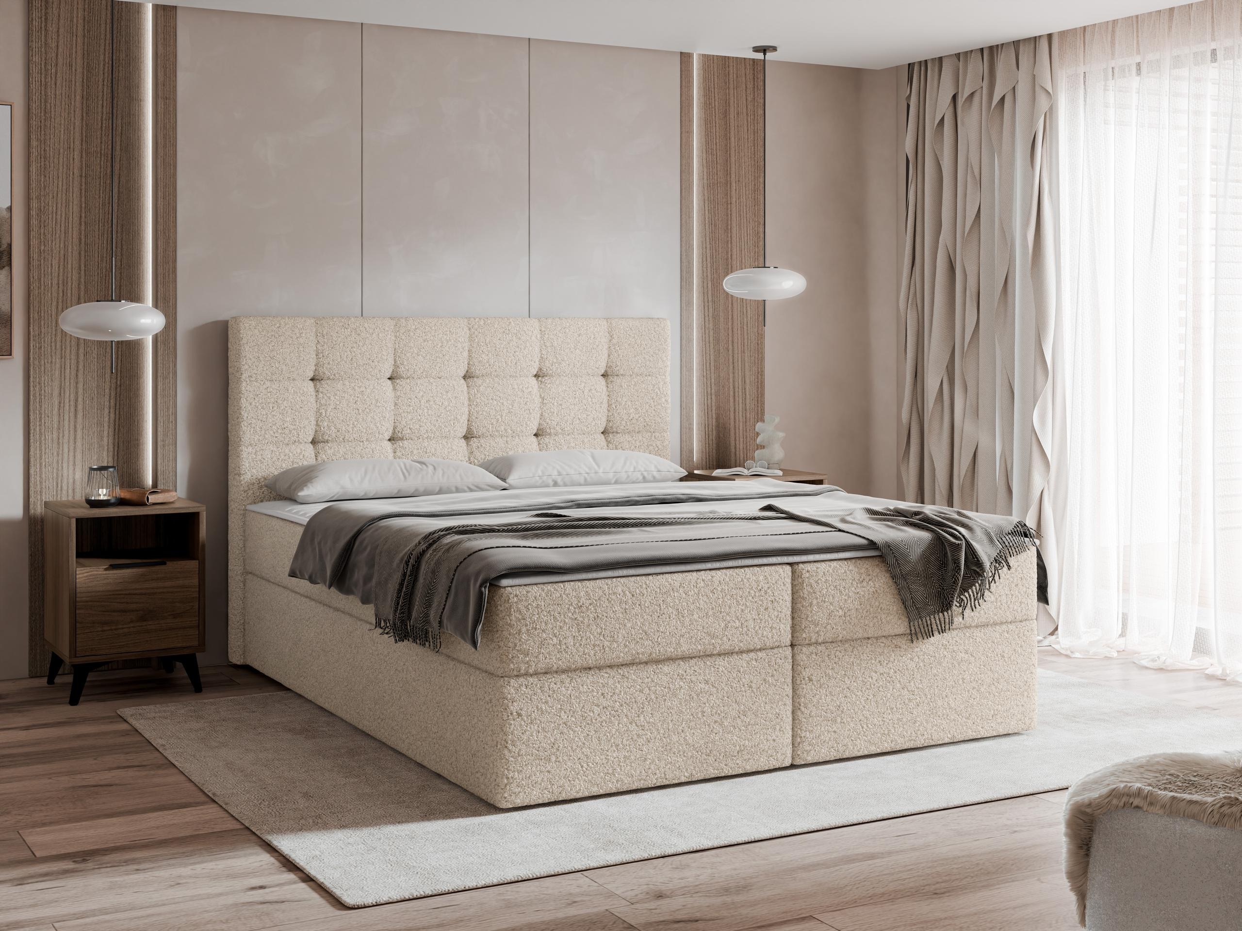 Boxspring postelja Comfivo Osculum I (Lambi 06)
