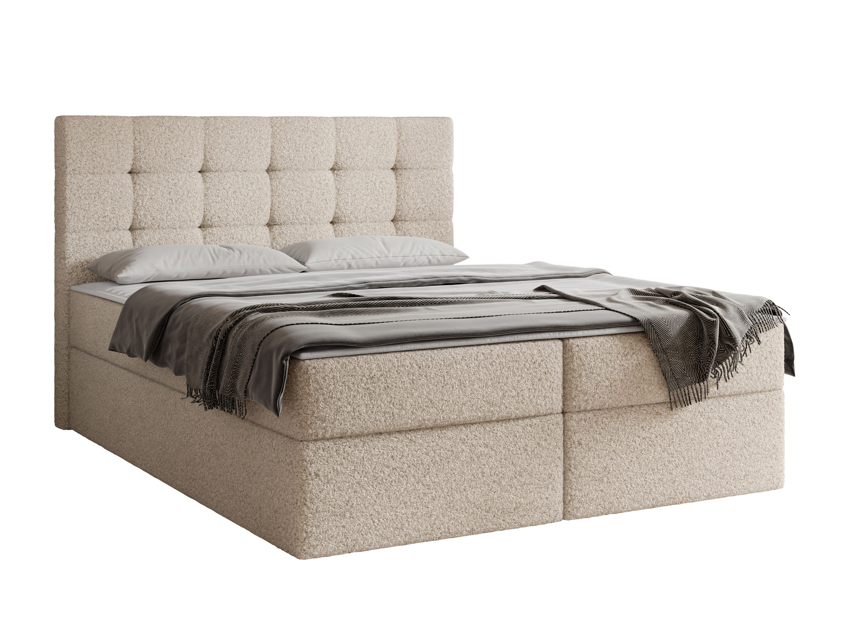 Boxspring postelja Comfivo Osculum I (Lambi 06)