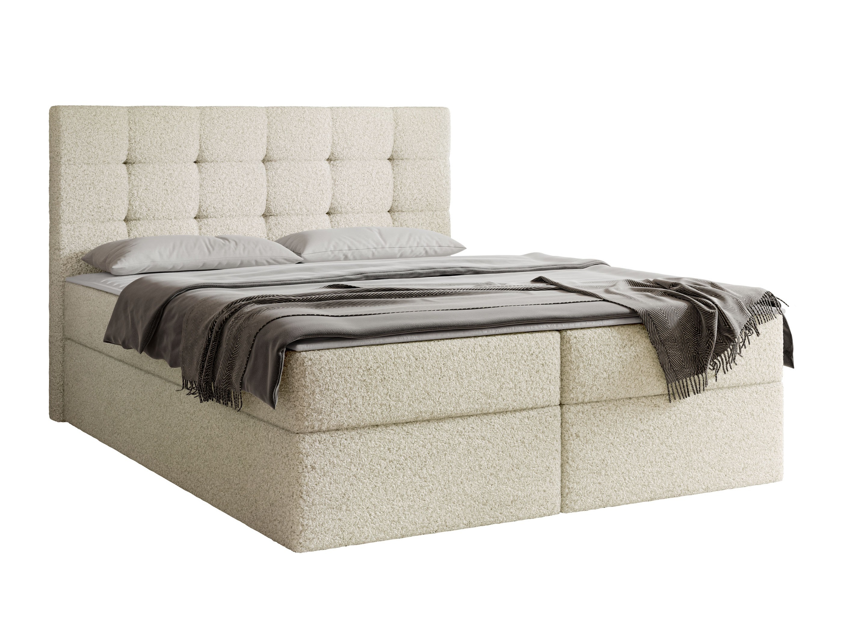 Boxspring postelja Comfivo Osculum I (Lambi 08)