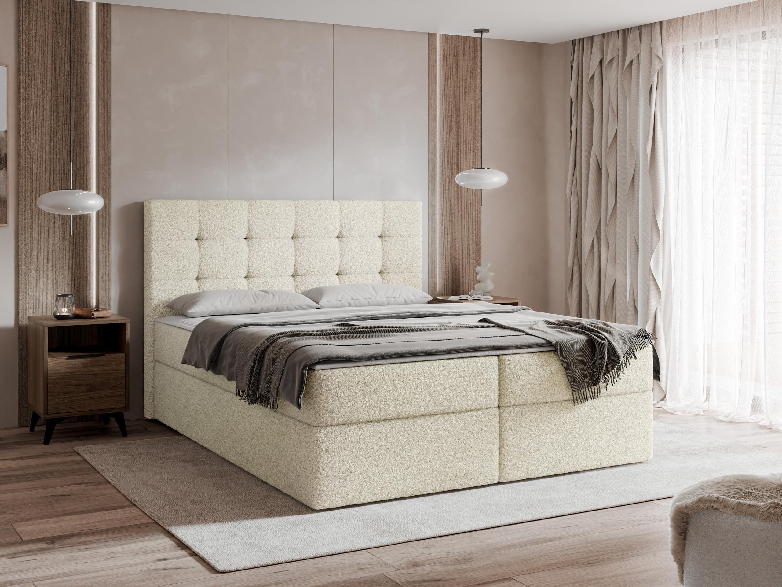 Boxspring postelja Comfivo Osculum I (Lambi 08)