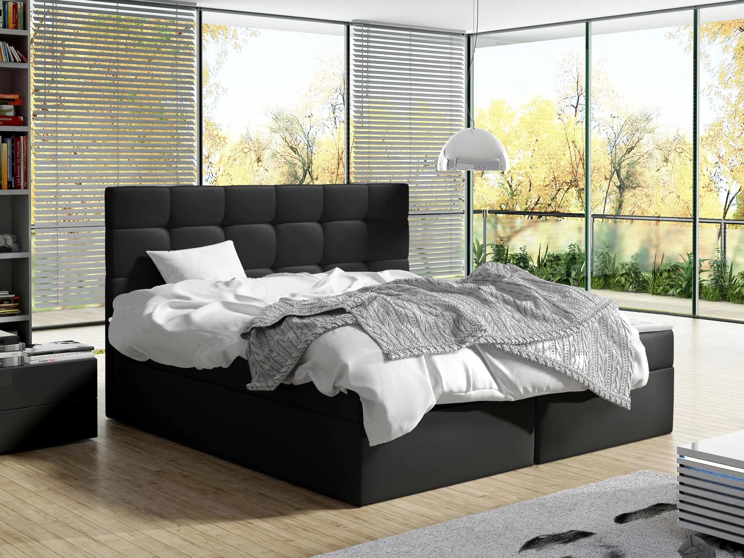 Boxspring postelja Comfivo Osculum I (Soft 011)