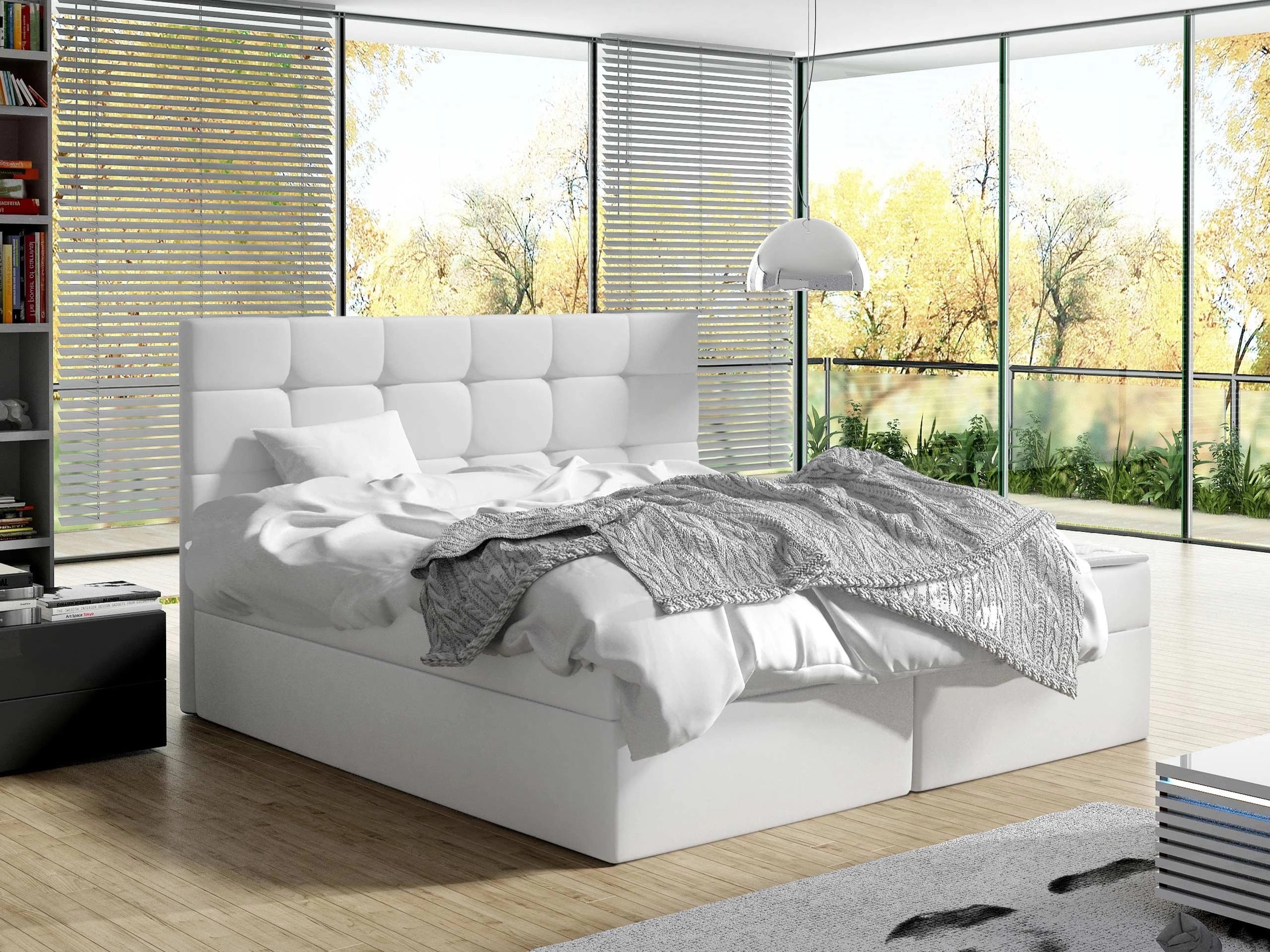 Boxspring postelja Comfivo Osculum I (Soft 017)