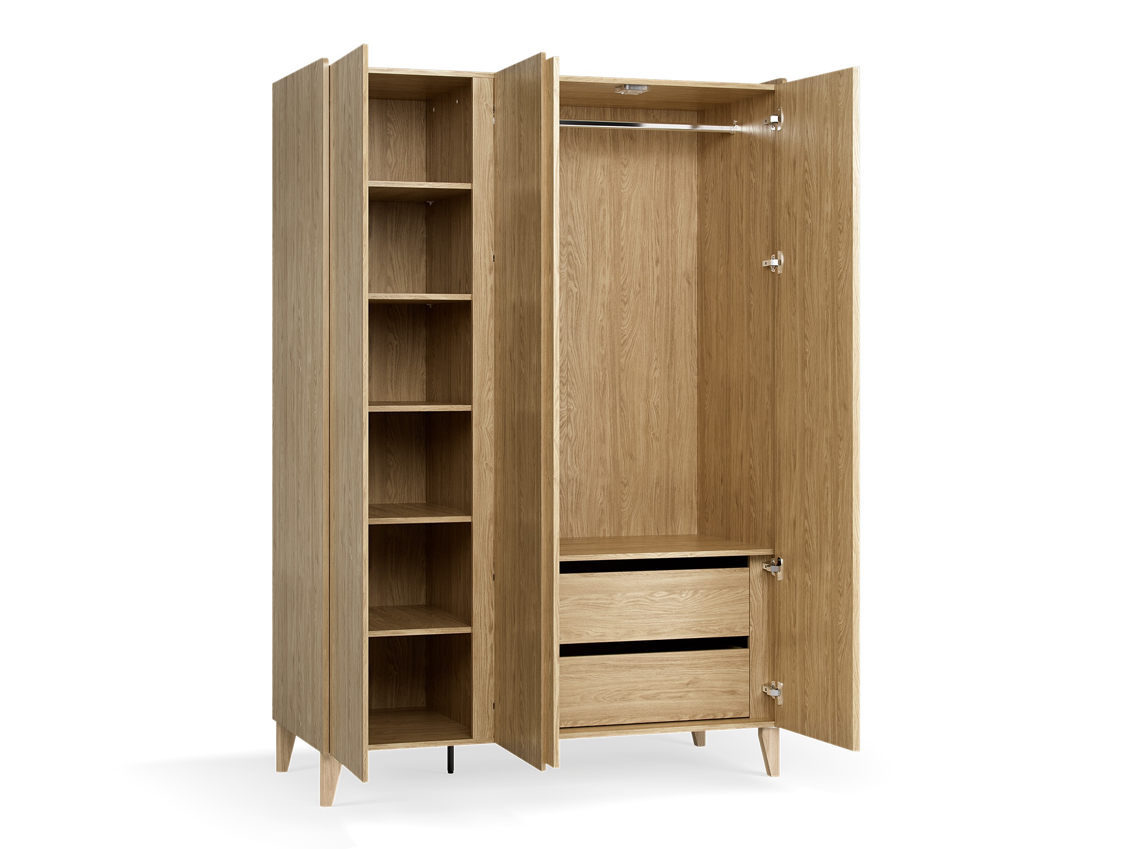 Garderobna omara Velrome 110 (Hrast)