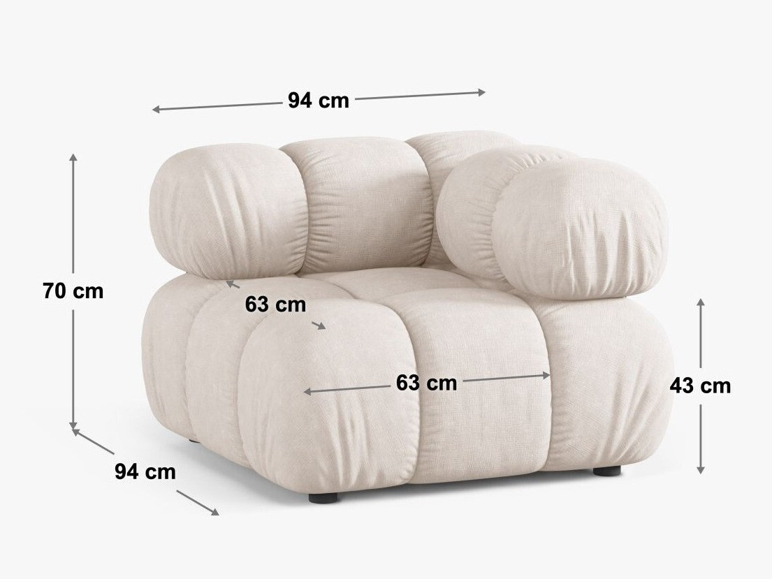 Modularni fotelj Caltenu 112 (Bluvel 19)