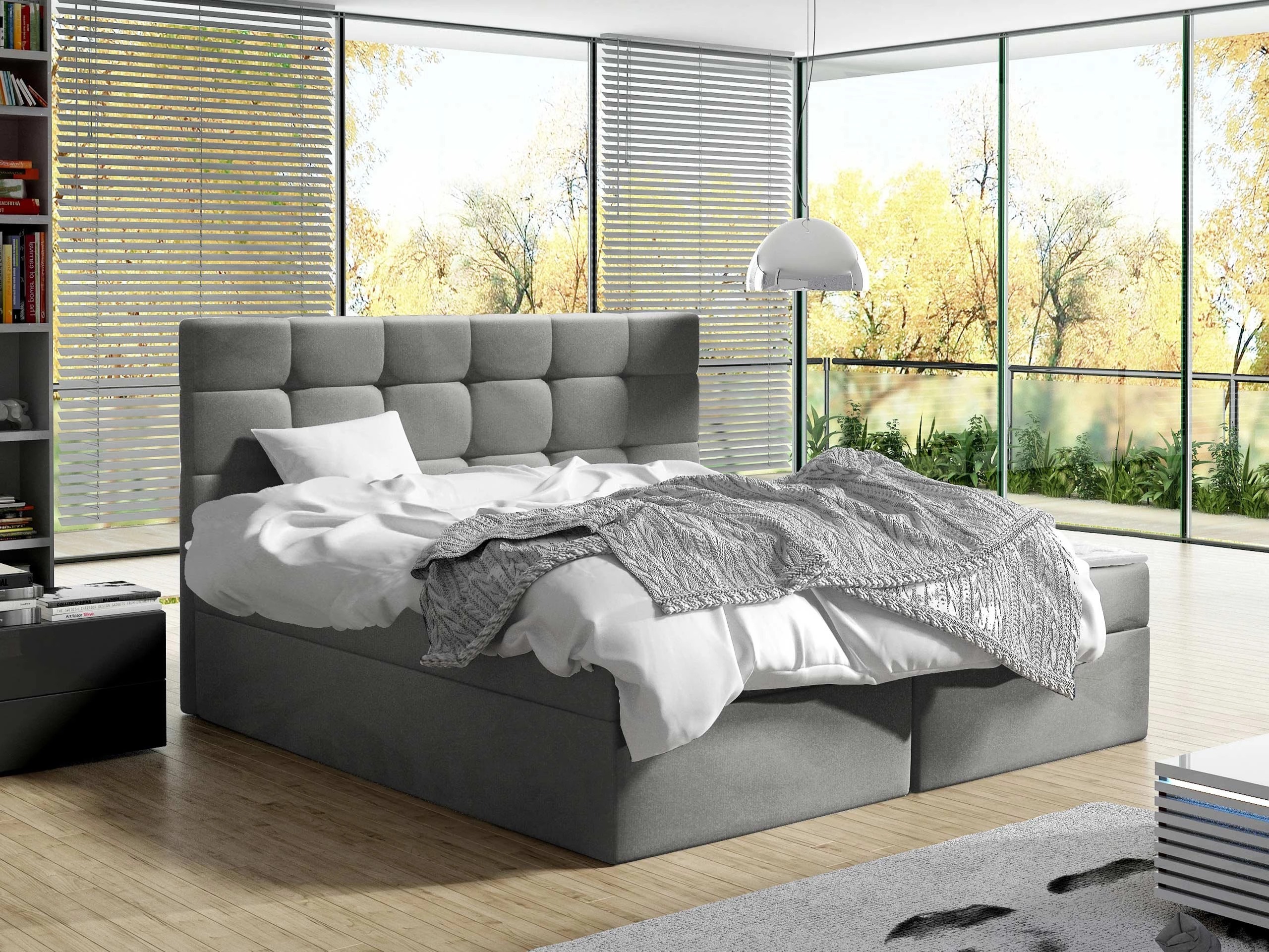 Boxspring postelja Comfivo Osculum I (Manila 16)