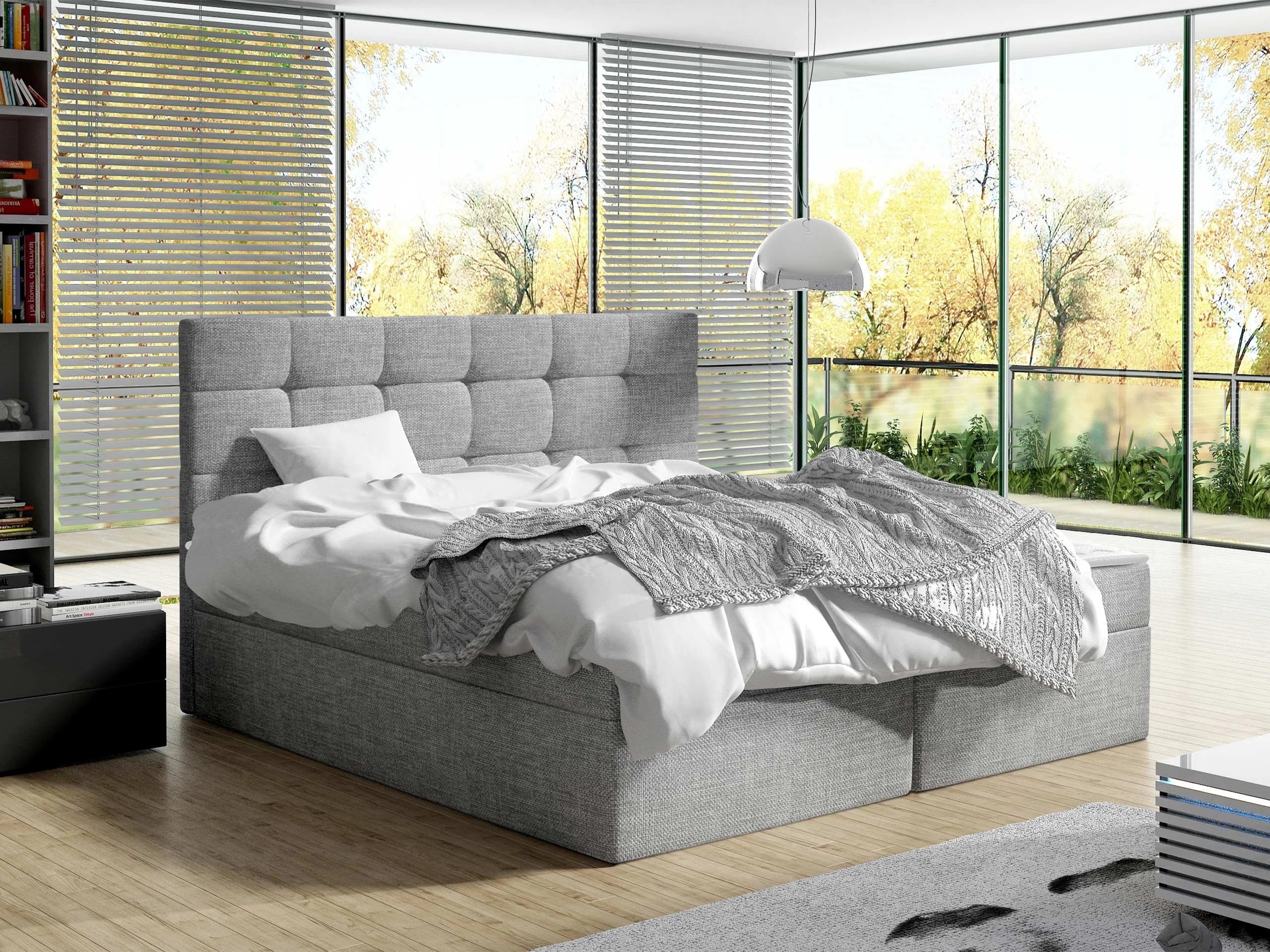 Boxspring postelja Comfivo Osculum I (Muna 08)