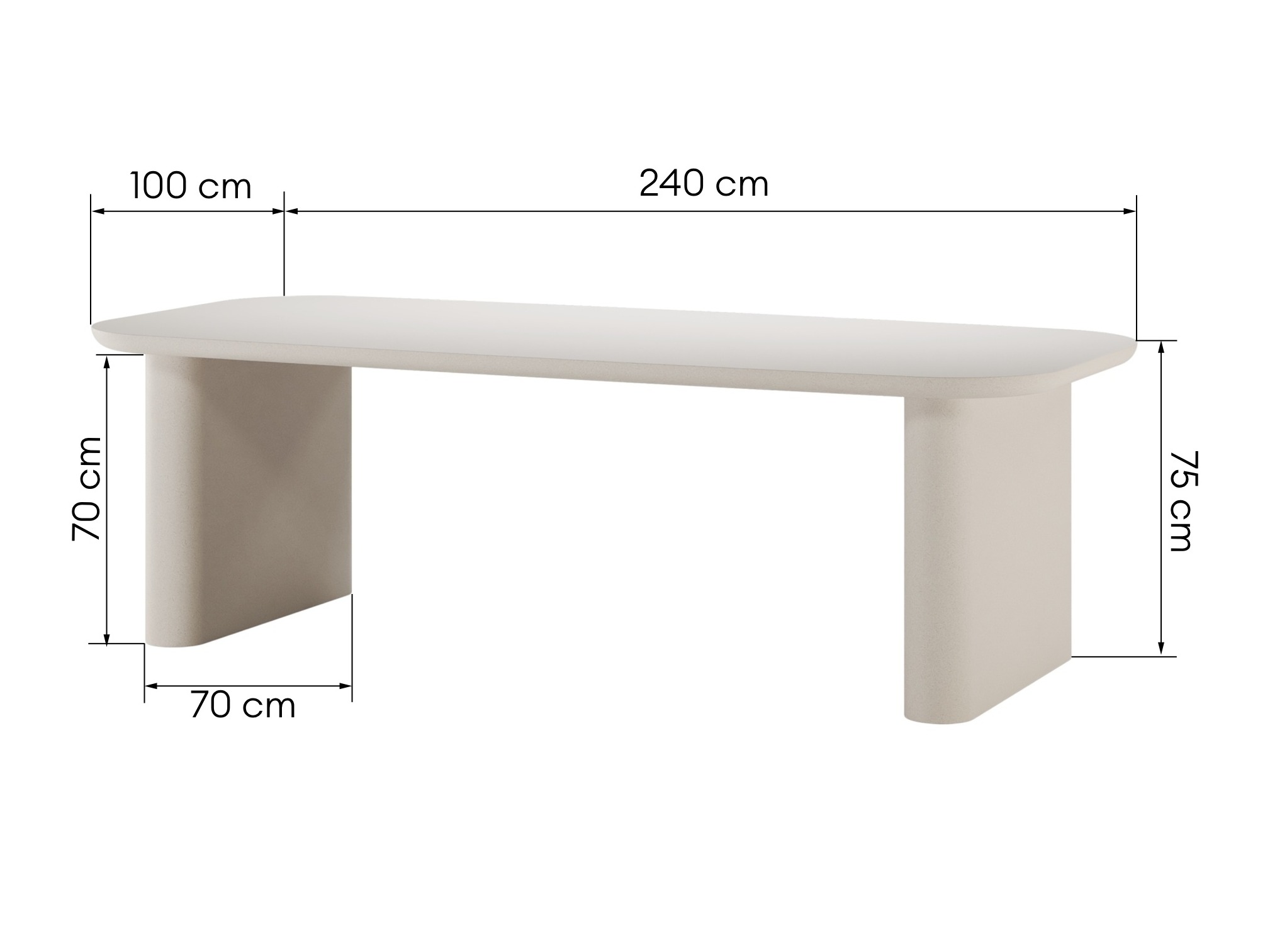 Vrtna miza Burleson 586
