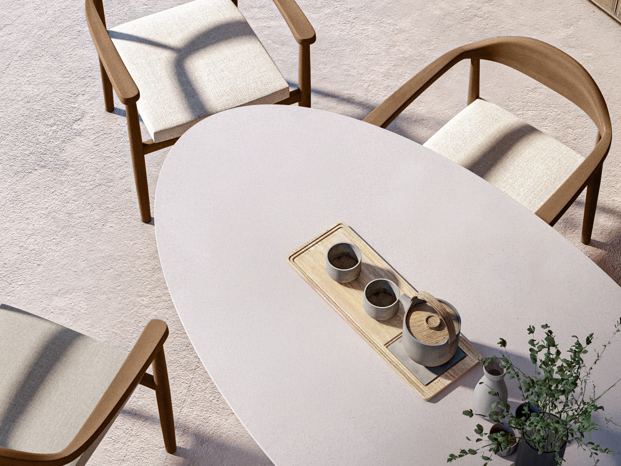 Vrtna miza Burleson 587