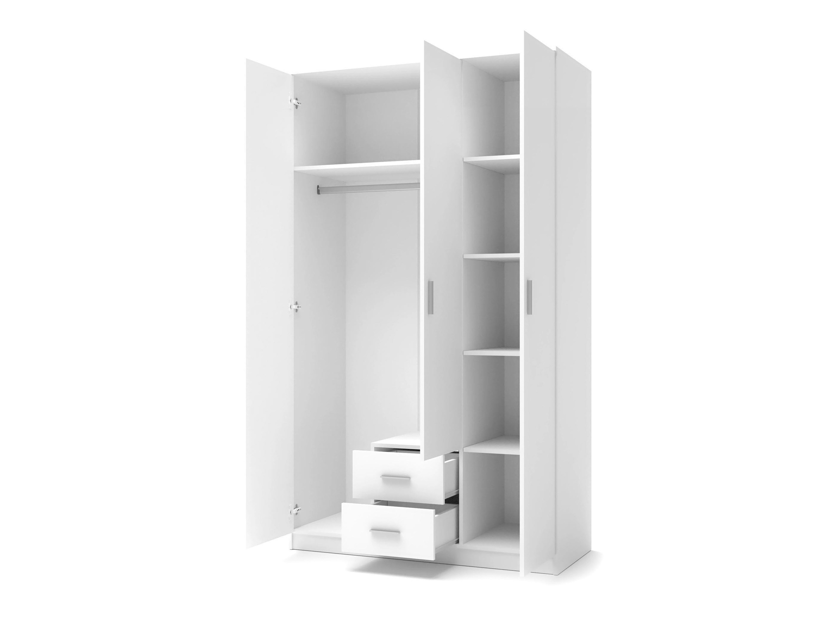 Garderobna omara Cirveso 113 (Sonoma hrast + Sijaj bela)