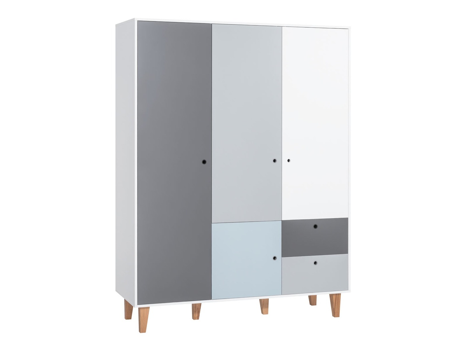 Garderobna omara Domfera 101 (Svetlo modra)