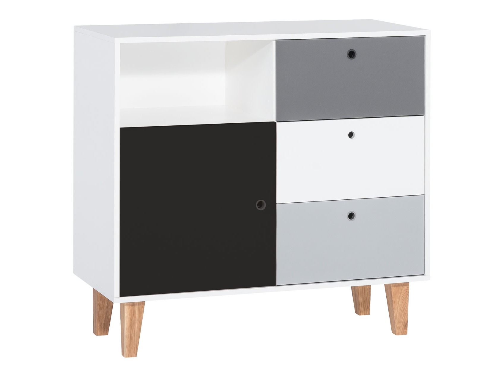 Komoda Domfera 103 (Črna)