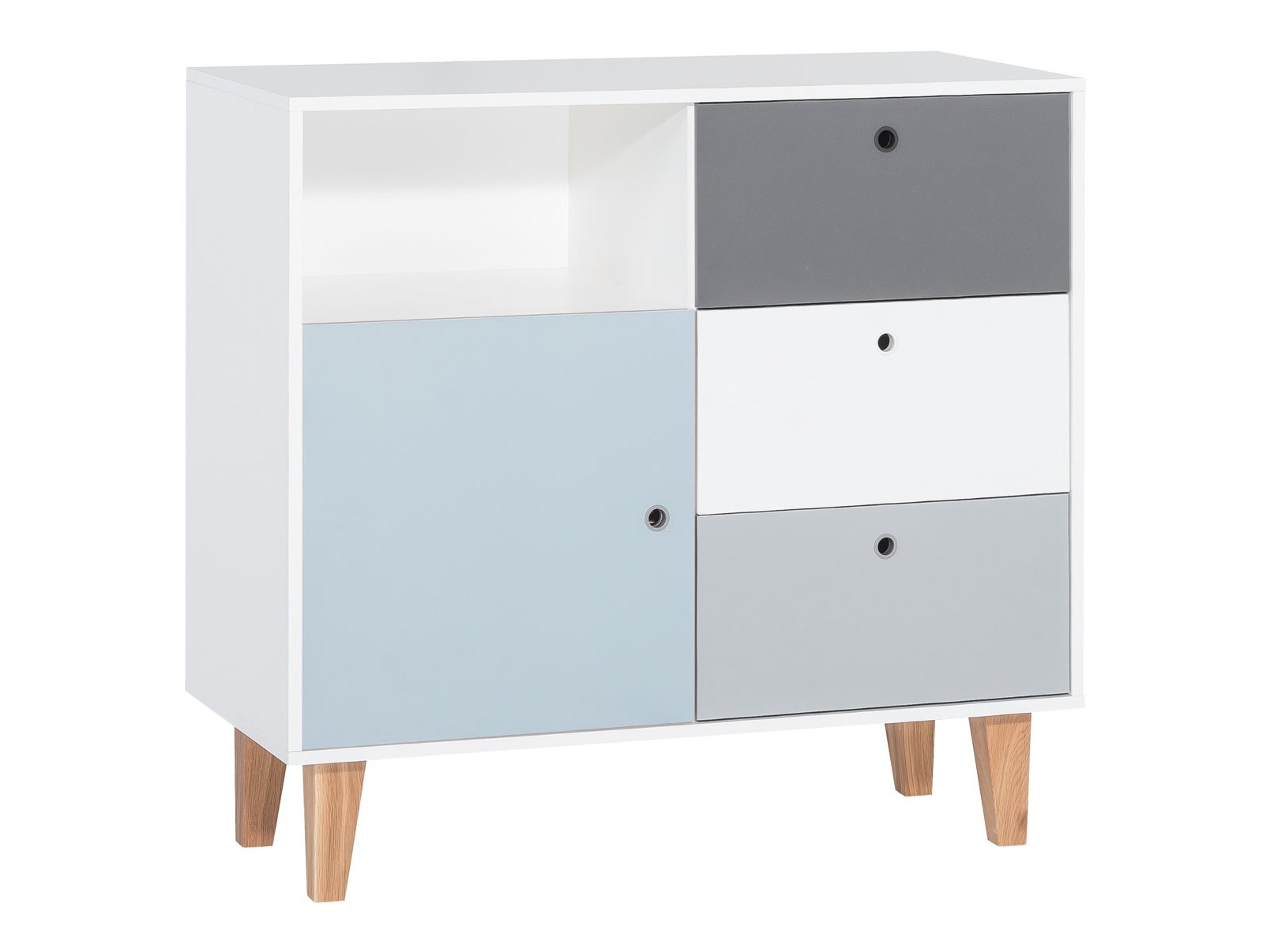 Komoda Domfera 103 (Svetlo modra)