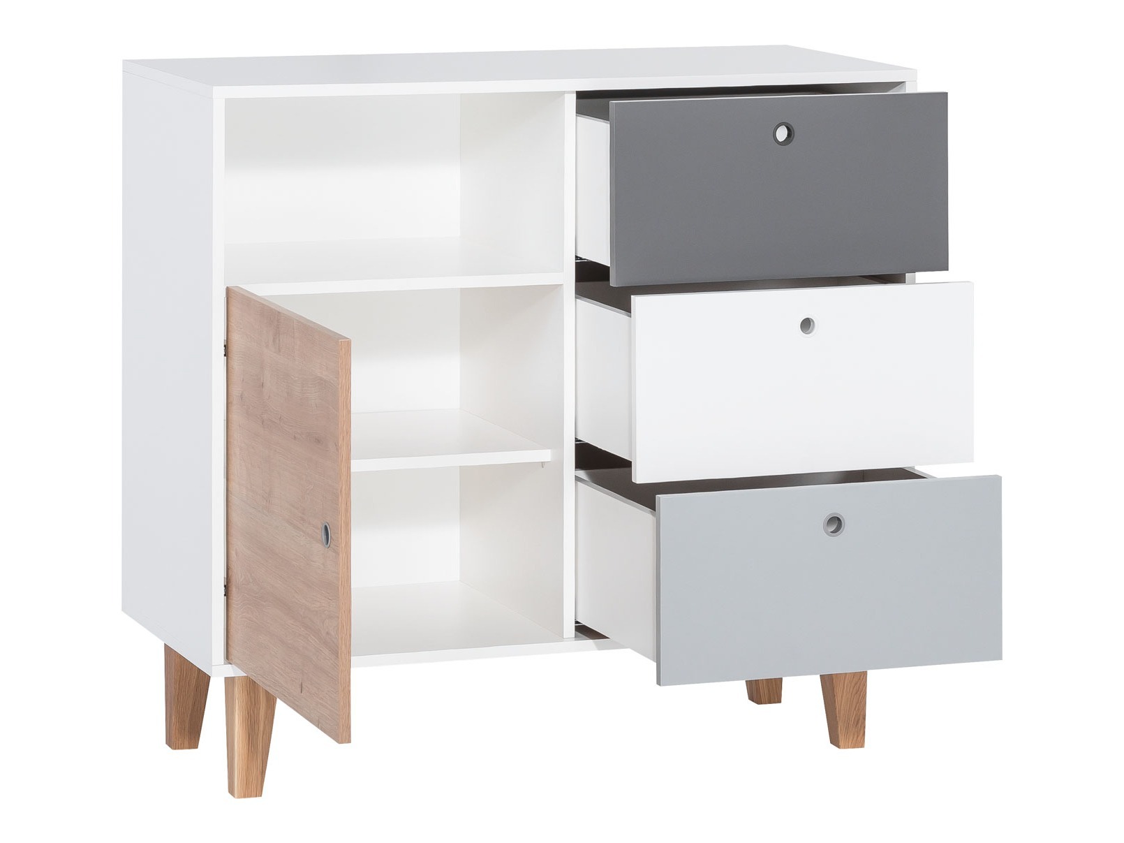 Komoda Domfera 103 (Svetlo modra)