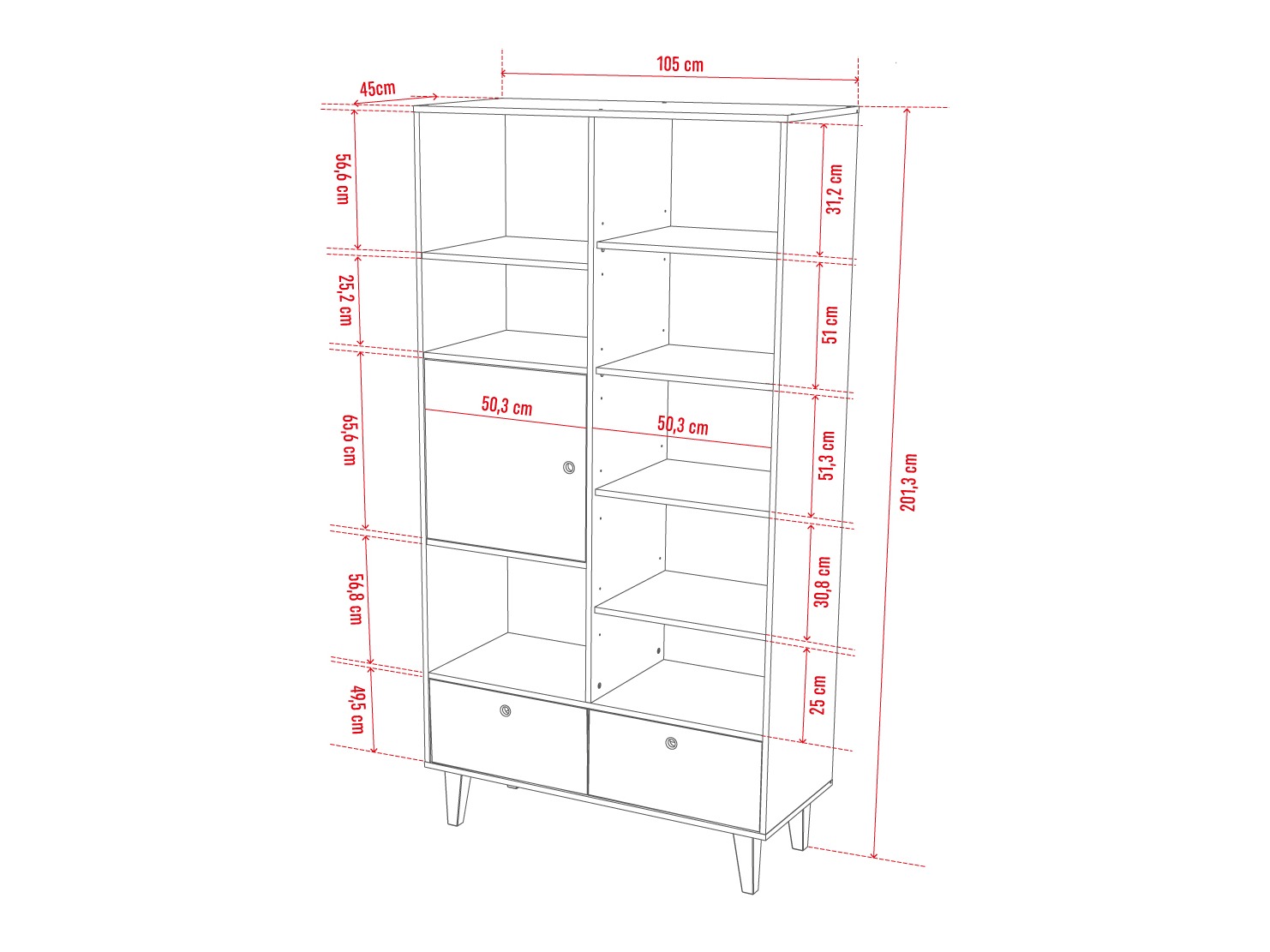 Regal Domfera 102 (Svetlo modra)