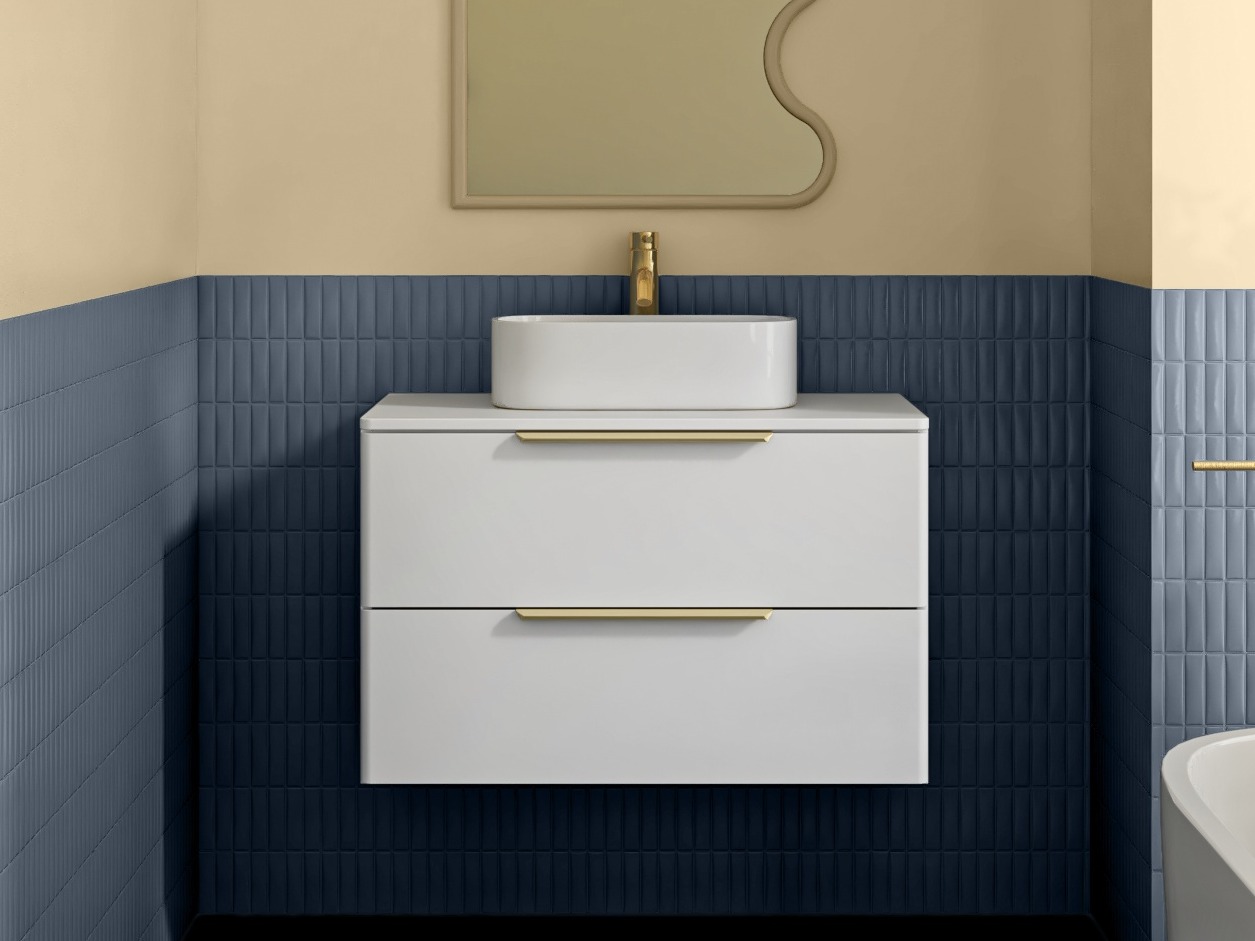 Viseča kopalniška omarica za umivalnik Burleson 596