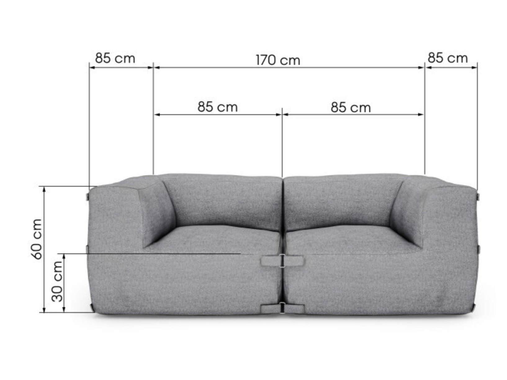 Vrtni kavč Burleson 590