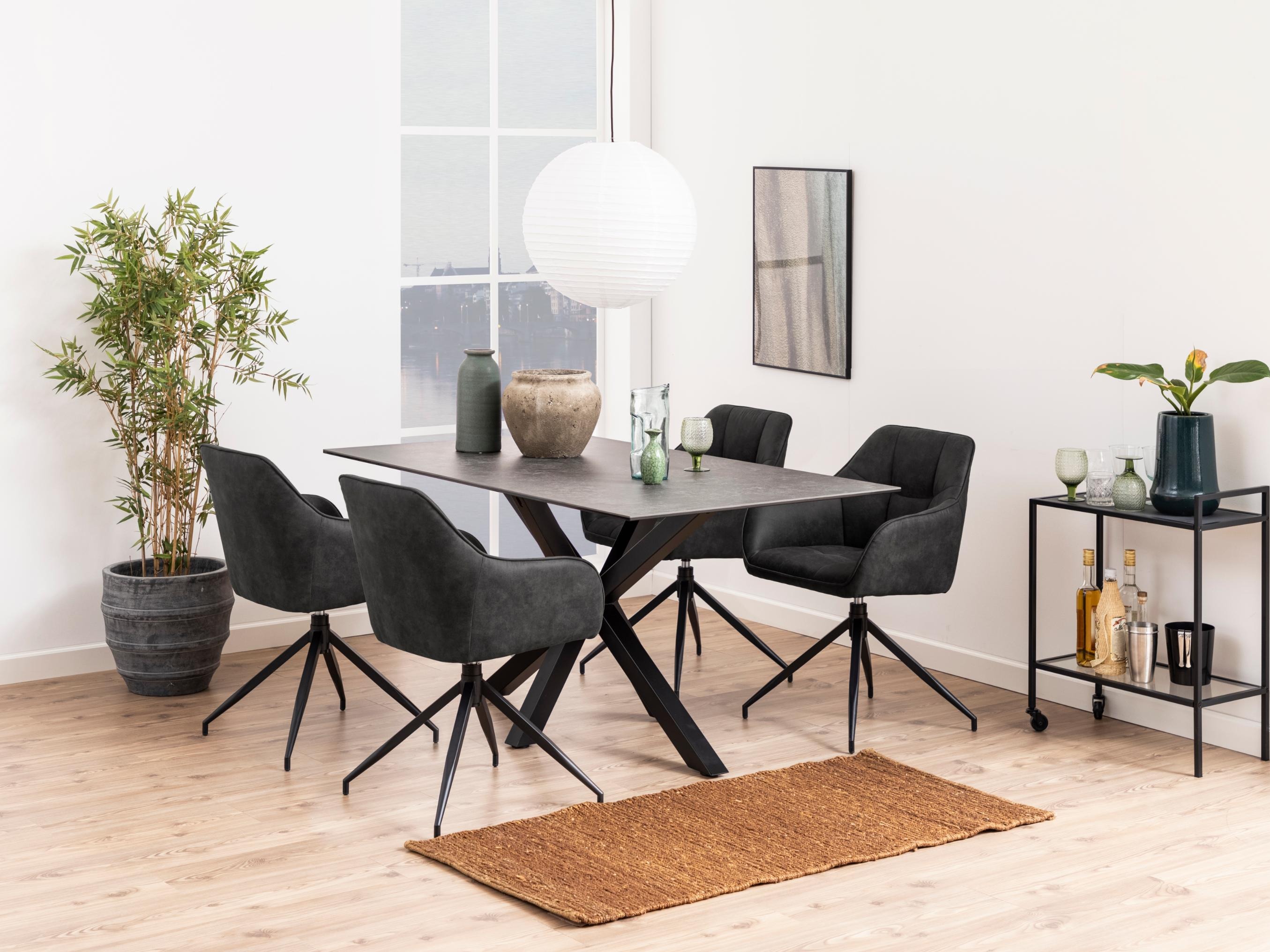 Stol Norsica 494 (Antracit + Črna)