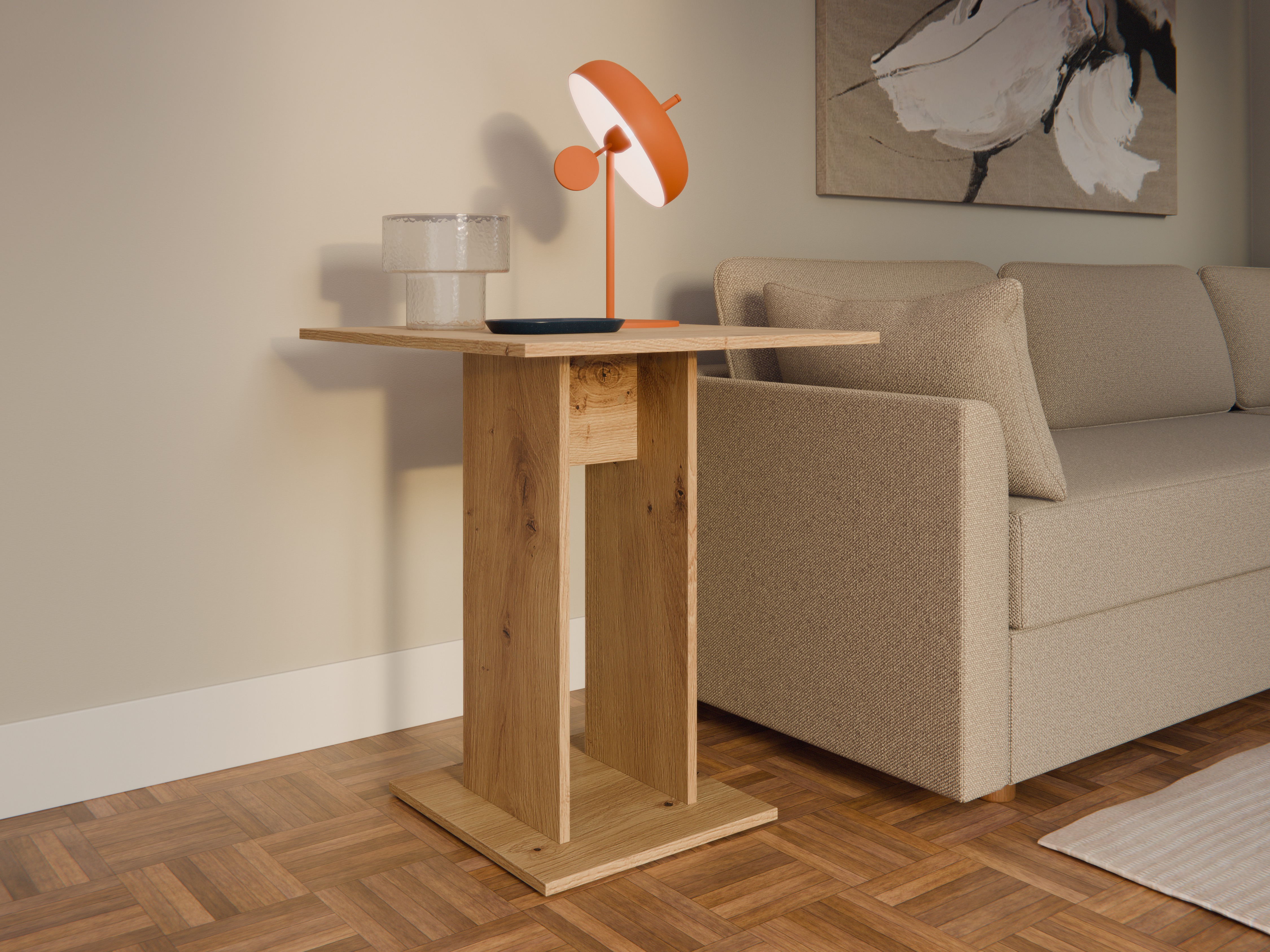 Stranska mizica Ontario 225 (Artisan hrast)