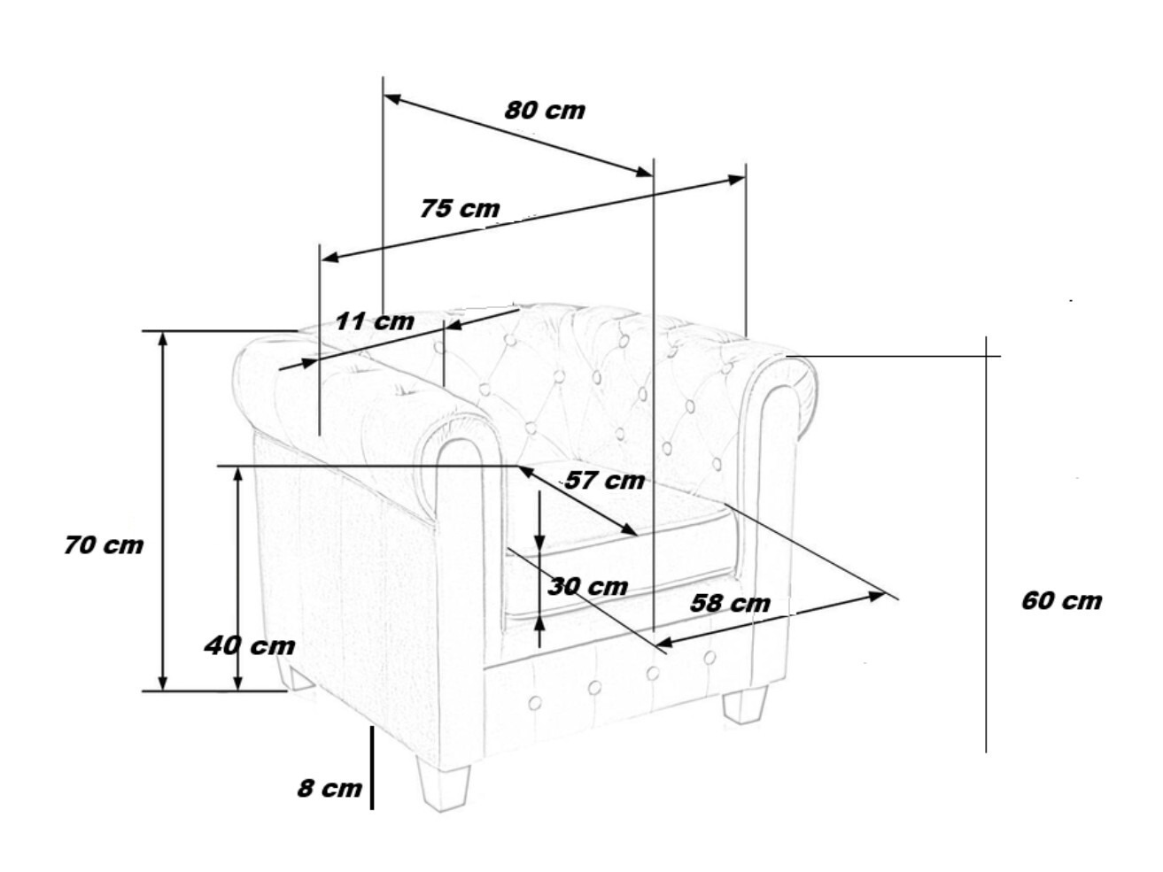 Fotelj Houston 2092 (Bež)